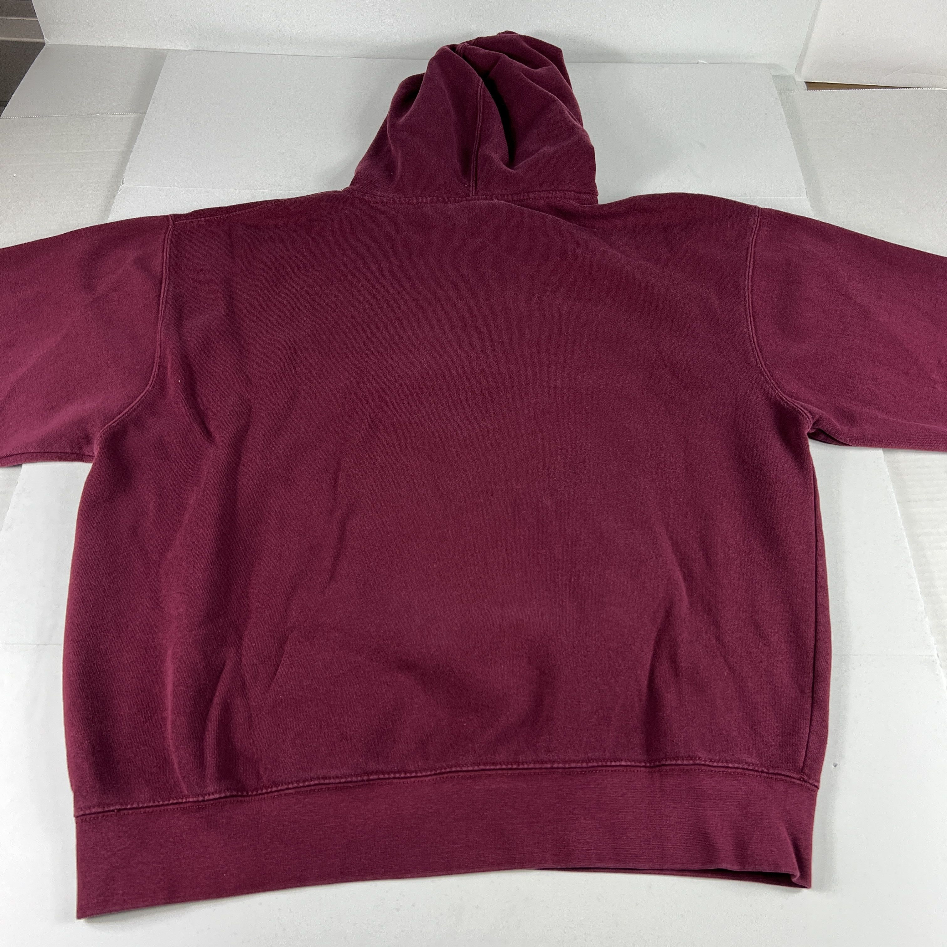 J. America × NCAA Y2K Mississippi State Bulldogs Sweatshirt Red Faded Hoodie Size US L / EU 52-54 / 3 - 11 Thumbnail