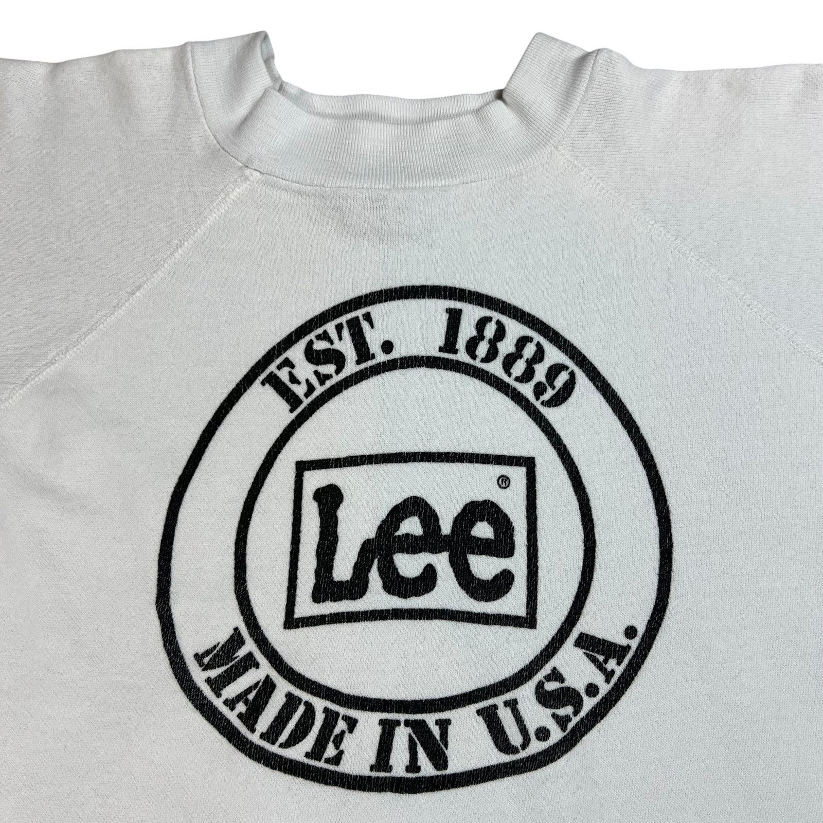Lee × Vintage Vintage 80s Lee Made in USA promo crewneck (L) Size US L / EU 52-54 / 3 - 2 Thumbnail
