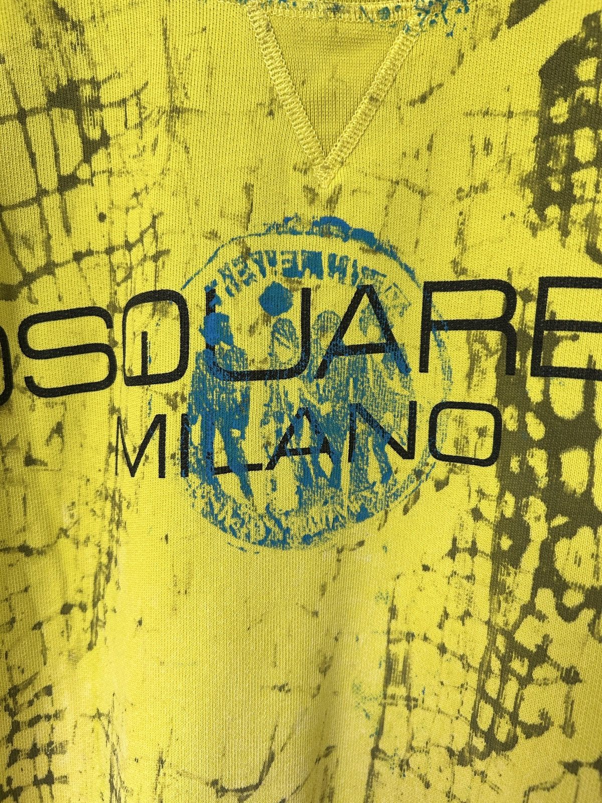 Dsquared2 SS2020 Milano Logo Bleach Dyed Crewneck Size US XL / EU 56 / 4 - 5 Thumbnail