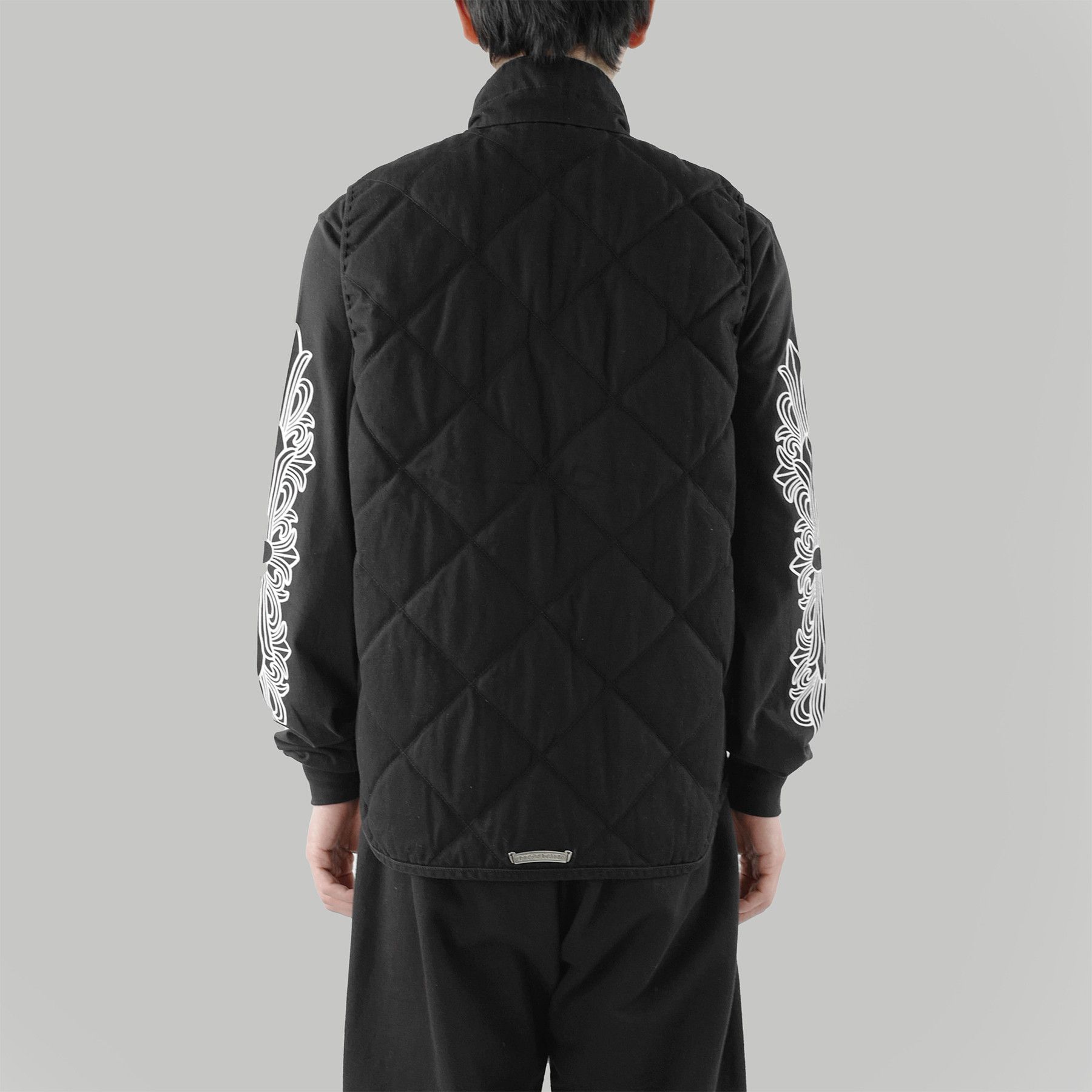 Chrome Hearts Chrome Hearts Silver Button Black Vest Size US XL / EU 56 / 4 - 15 Thumbnail