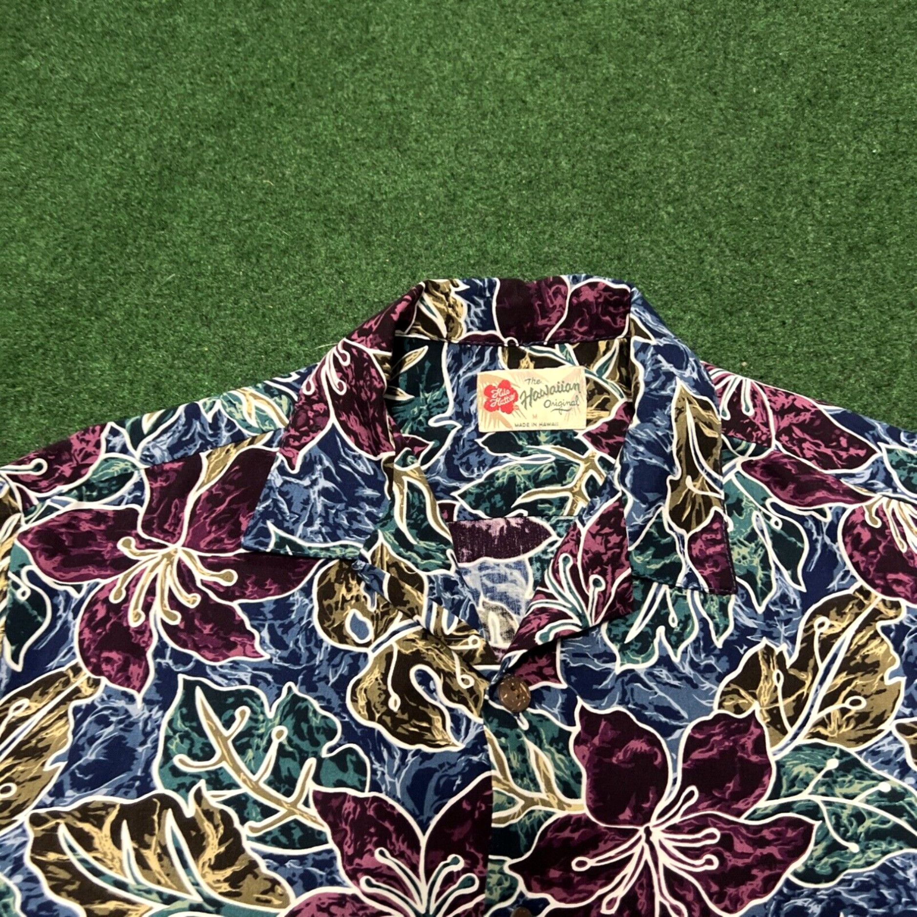 Hilo Hattie HILO HATTIE HAWAIIAN Shirt, M Vintage 90s Made In Hawaii Beach Summer Size US M / EU 48-50 / 2 - 4 Thumbnail