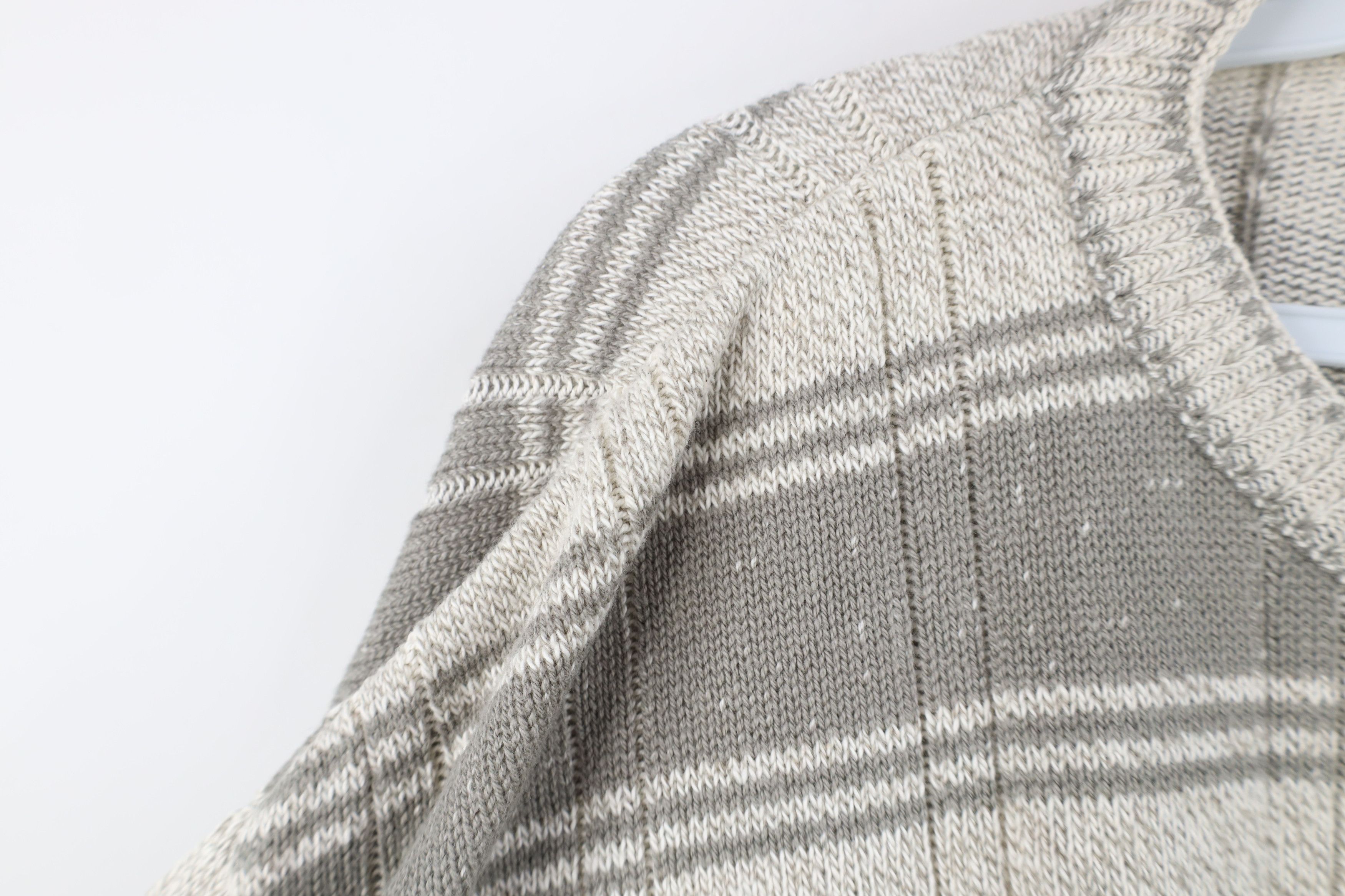 Vintage Vintage 90s Streetwear Ribbed Knit Crewneck Sweater USA Size US XL / EU 56 / 4 - 6 Thumbnail