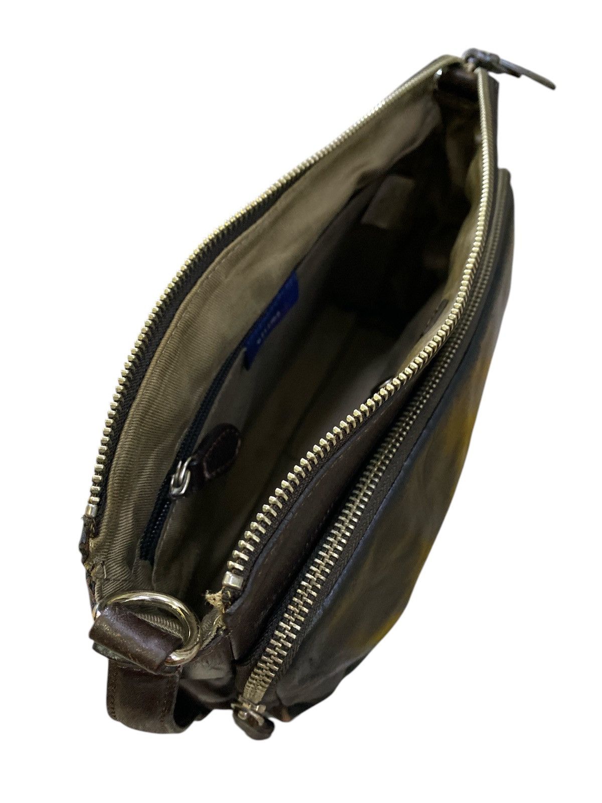 Japanese Brand × Leather × Vintage Vintage Ace Co. Ltd Leather Cluth Bag Size ONE SIZE - 10 Thumbnail