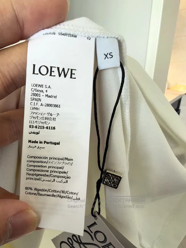 Loewe Loewe Short-sleeved top, material resembles space cotton Size US XS / EU 42 / 0 - 4 Thumbnail