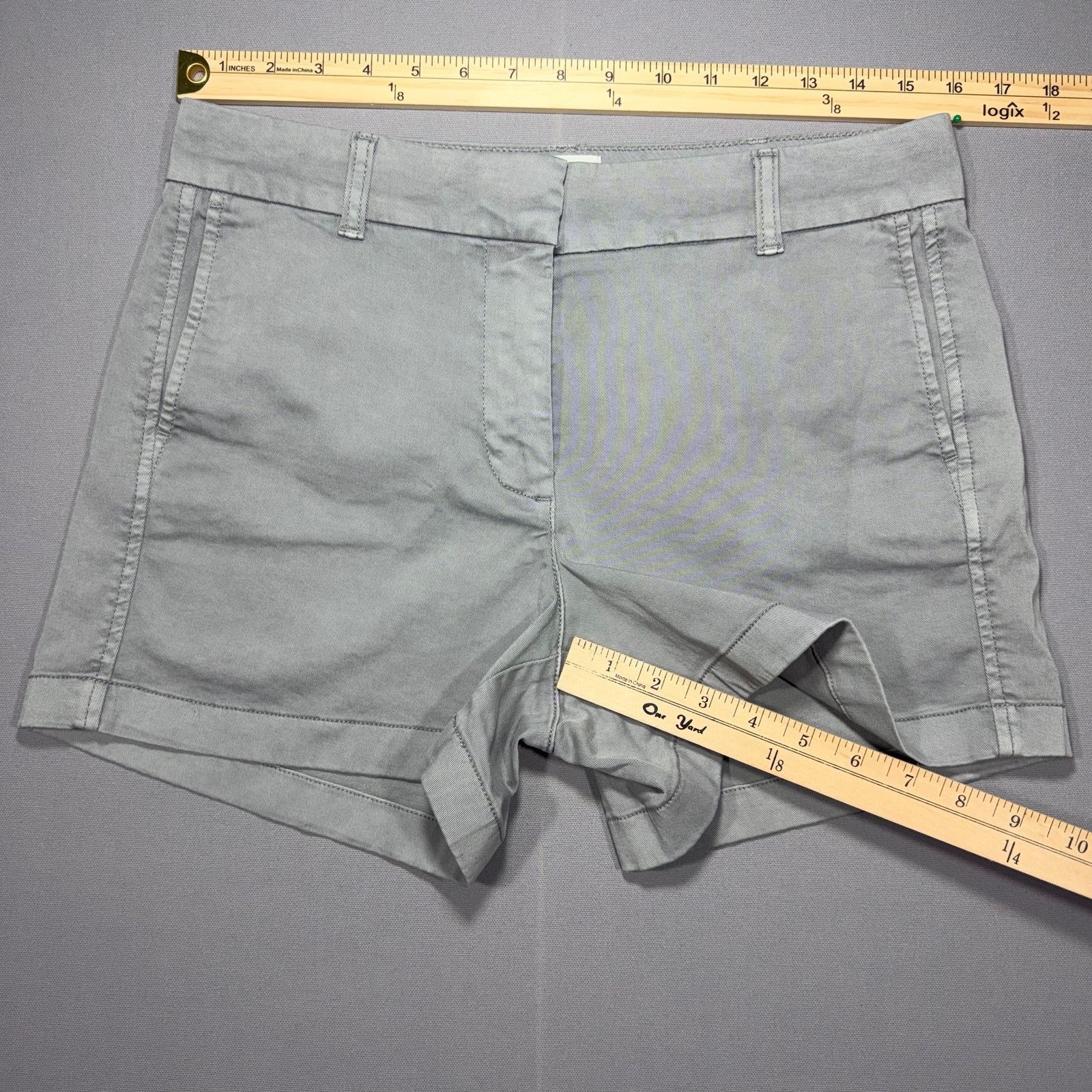 J.Crew New J. Crew Chino Shorts Women's 8 Gray Size 30" / US 8 / IT 44 - 5 Thumbnail