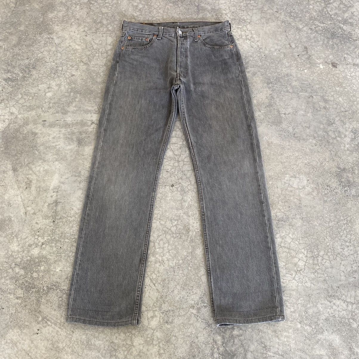 Levi's Vintage Late 90’s Levis 501 Ash Grey Jeans Size US 31 - 2 Thumbnail