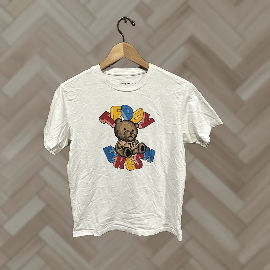 Teddy Fresh Teddy Fresh Mens White Short Sleeve Teddy Bear Graphic T-shirt size S Size US S / EU 44-46 / 1 - 1 Thumbnail