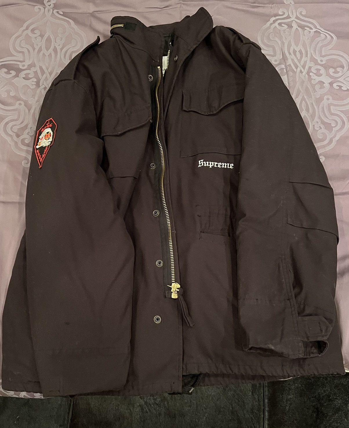 Supreme Supreme X Slayer Eagle M-65 FW16 | Grailed