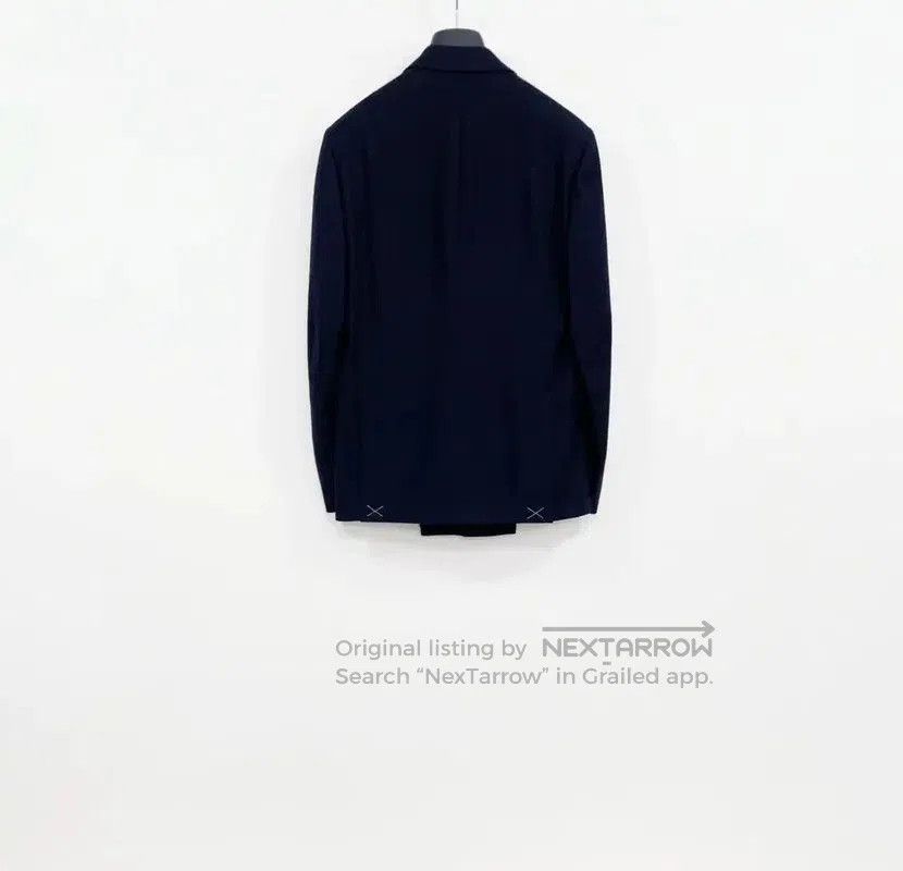 Versace Versace Dark Blue Wool Men's Outerwear . Size US S / EU 44-46 / 1 - 2 Thumbnail