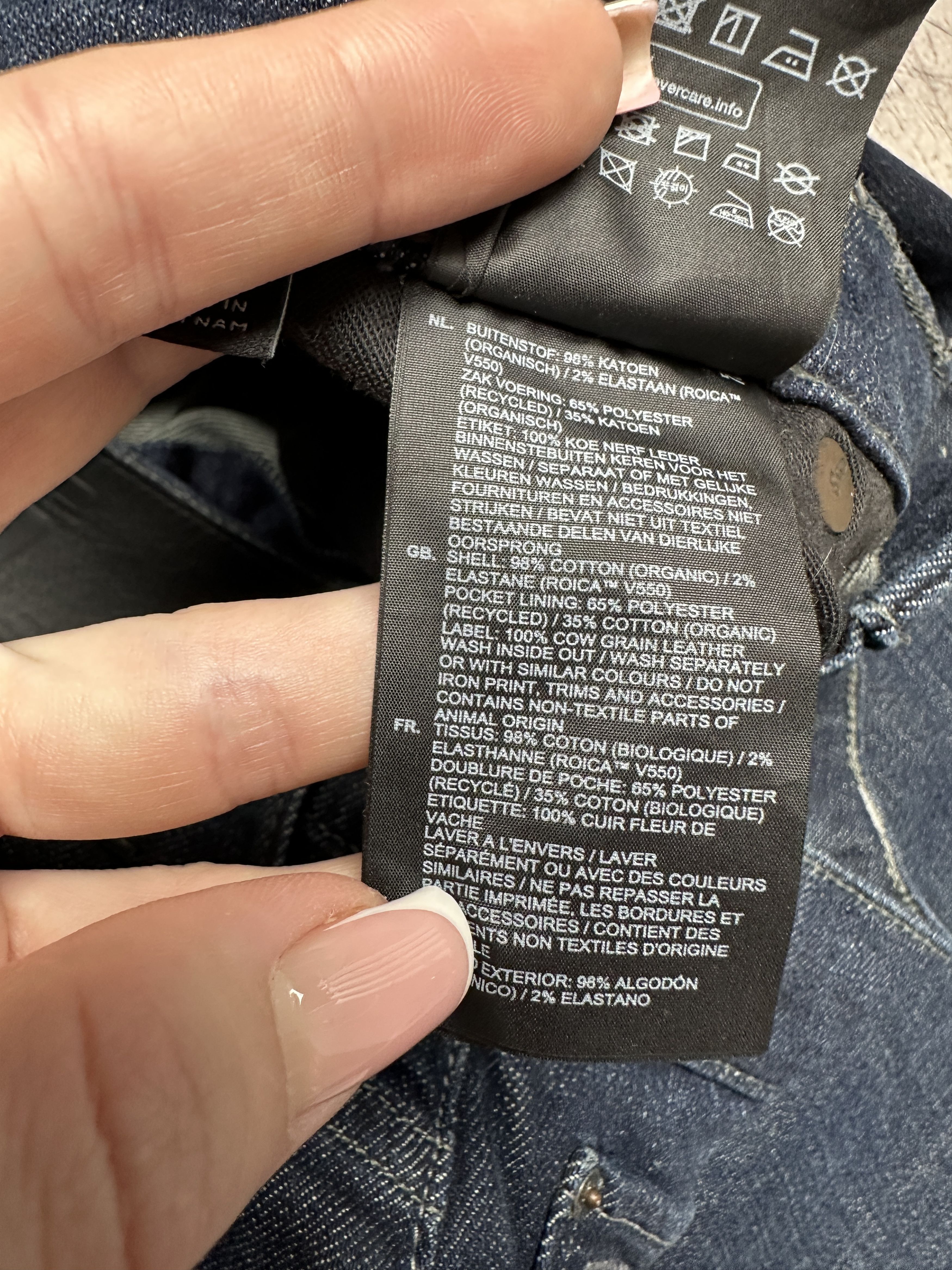 G-Star G Star Raw Mens 3301 Slim Denim Pants Jeans Size US 35 - 4 Thumbnail