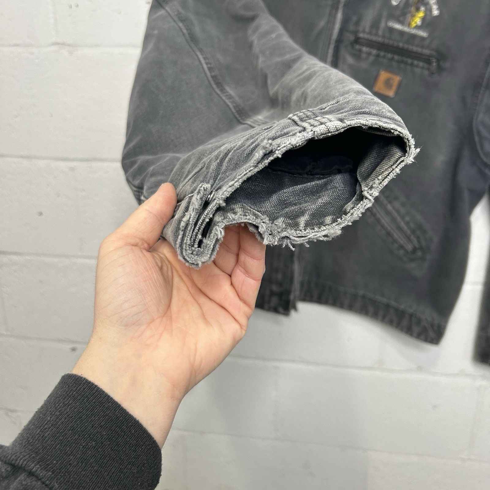 Carhartt Y2K Carhartt Blanket-Lined Detroit Jacket “Gravel/Grey” J97 Size US XXL / EU 58 / 5 - 9 Thumbnail