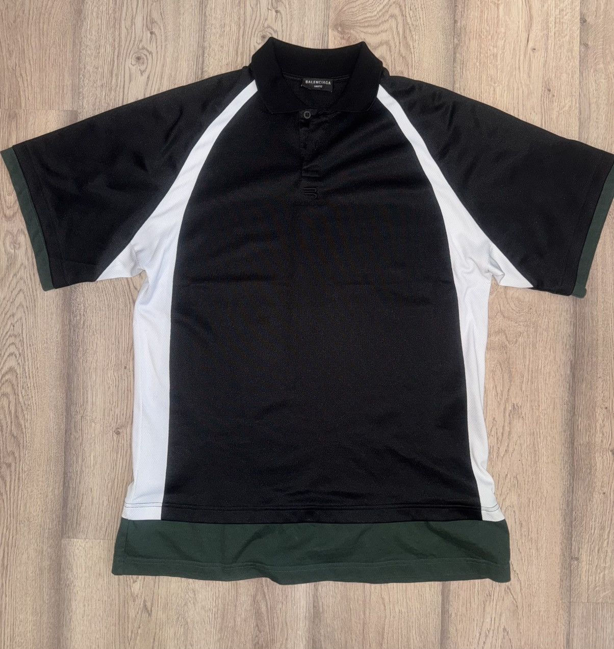 Balenciaga sporty b polo soccer t shirt