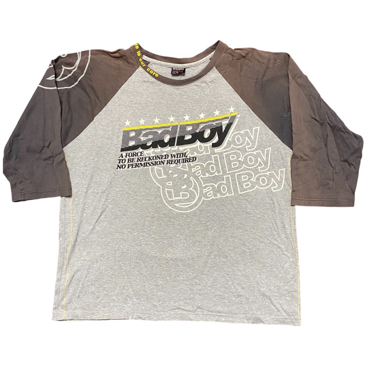 If Six Was Nine × Japanese Brand Y2K Style Bad Boy Raglan Tshirt Size US XL / EU 56 / 4 - 1 Thumbnail