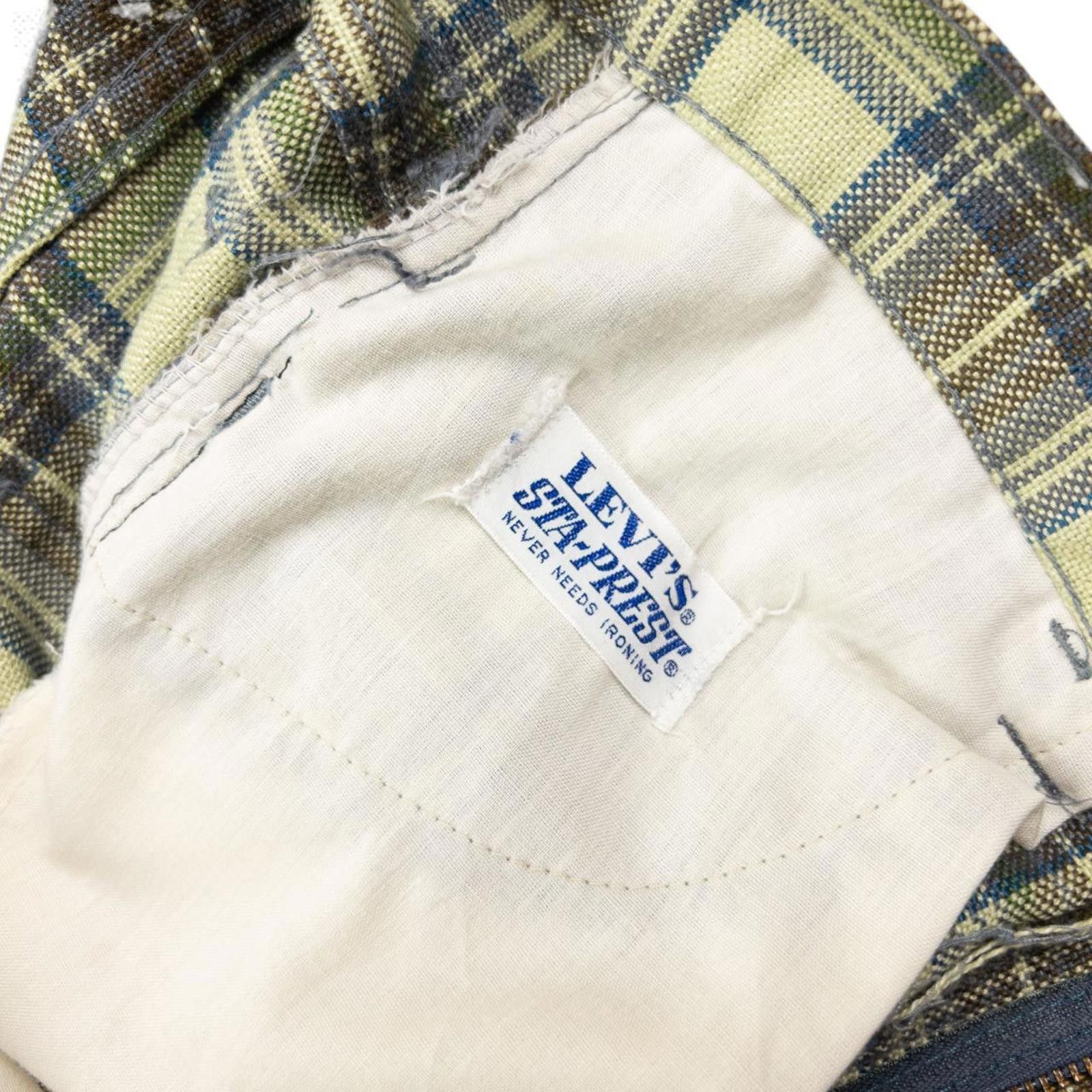 Levi's Vintage Levi's Sta Prest Big E Checkered Trousers Size W26 Size US 26 / EU 42 - 7 Thumbnail