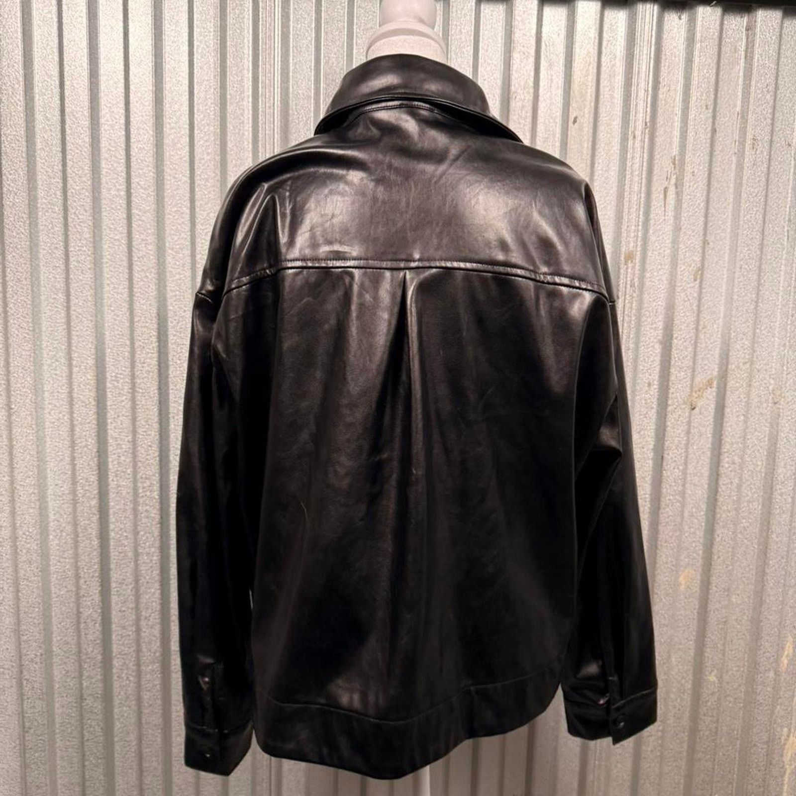 PRINCESS POLLY Princess polly black leather jacket Size M / US 6-8 / IT 42-44 - 6 Thumbnail
