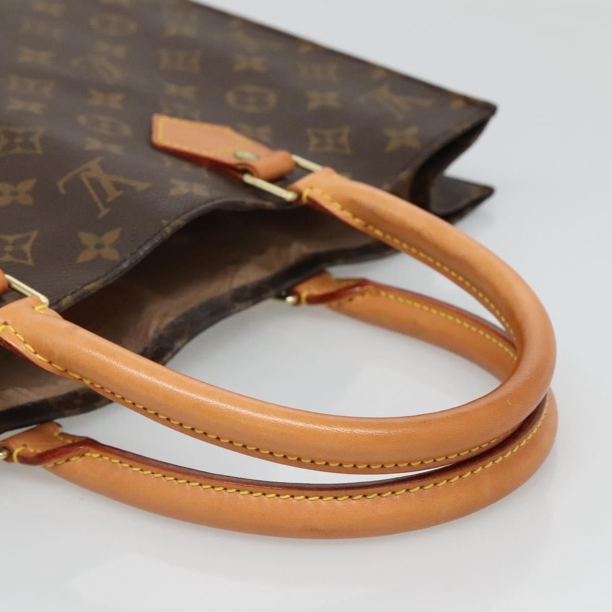 Louis Vuitton LOUIS VUITTON Monogram Sac Plat Hand Bag M51140 Size ONE SIZE - 7 Thumbnail