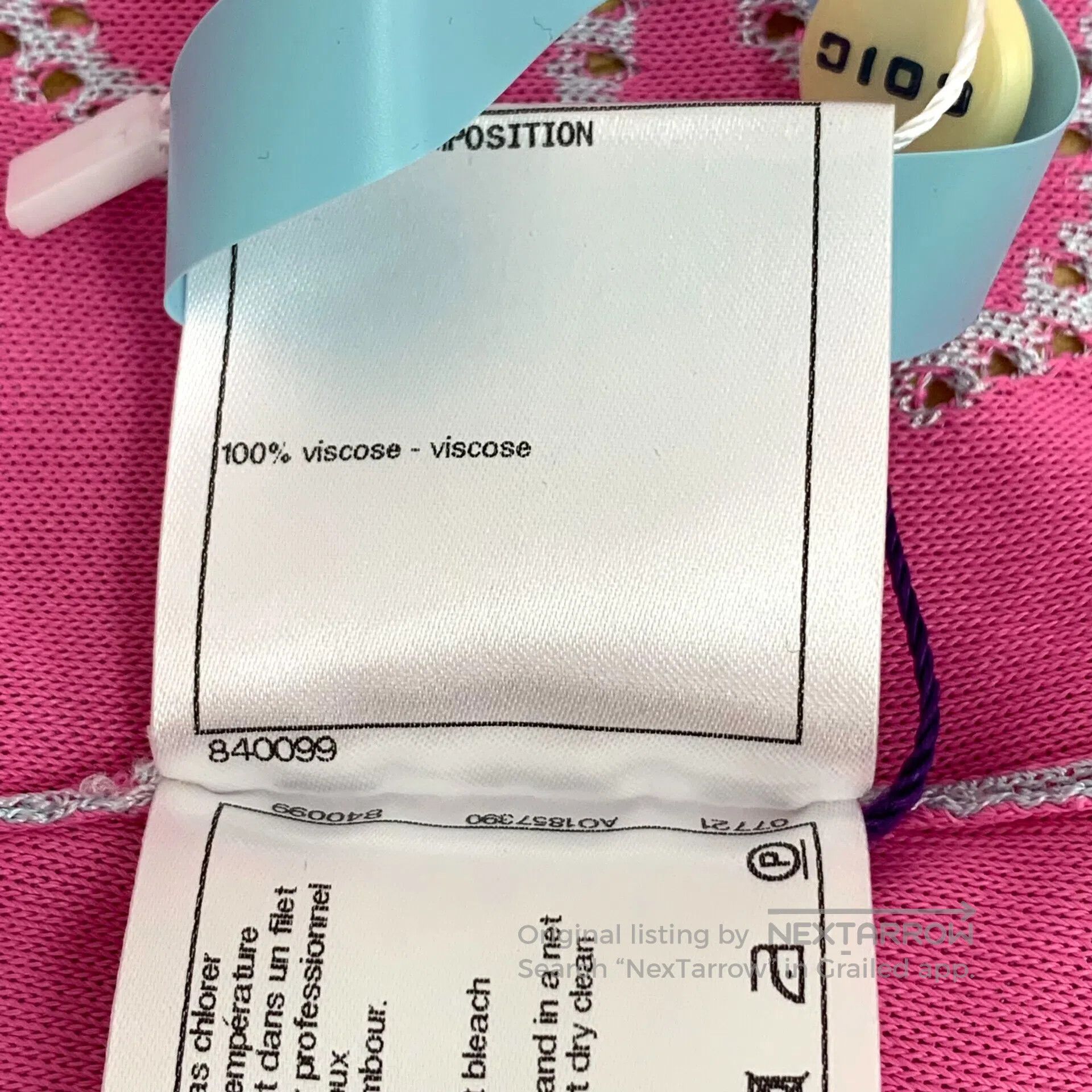 Chanel Chanel Multicolor Logo Cutout Full Print Collar Long Sleev Size XS / US 0-2 / IT 36-38 - 7 Thumbnail