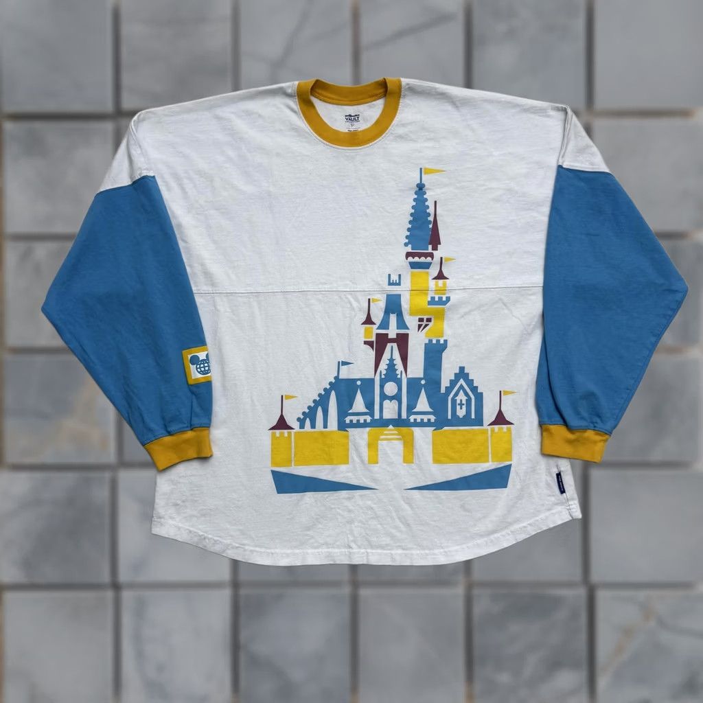 Disney VINTAGE Walt Disney World Vault Spirit Jersey Shirt Unisex Adults XXL Blue Castle Magic Size XXL / US 16-18 / IT 52-54 - 1 Thumbnail