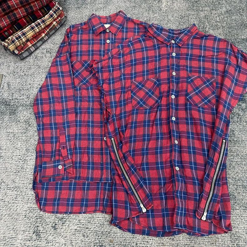Fear of God Fear of God Limited side zipper plaid shoulder Size US XL / EU 56 / 4 - 2 Thumbnail