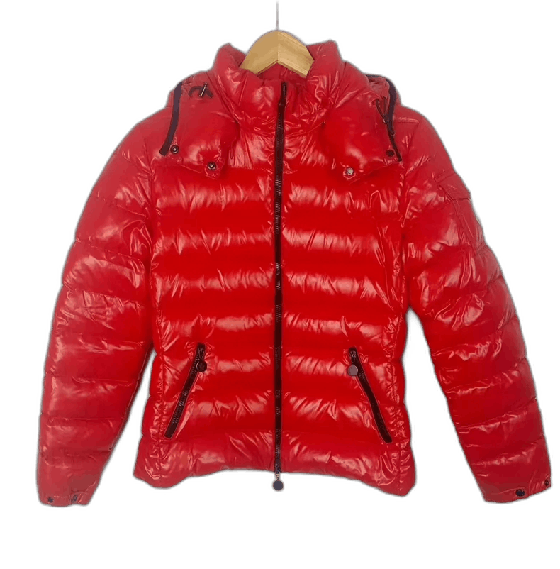 Moncler moncler red hooded down jacket Size US L / EU 52-54 / 3 - 1 Thumbnail