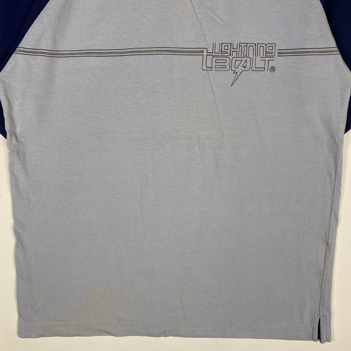 Lightning Bolt × Vintage VINTAGE LIGHTNING BOLT SURFING RAGLAN STYLE TEE Size US L / EU 52-54 / 3 - 4 Thumbnail