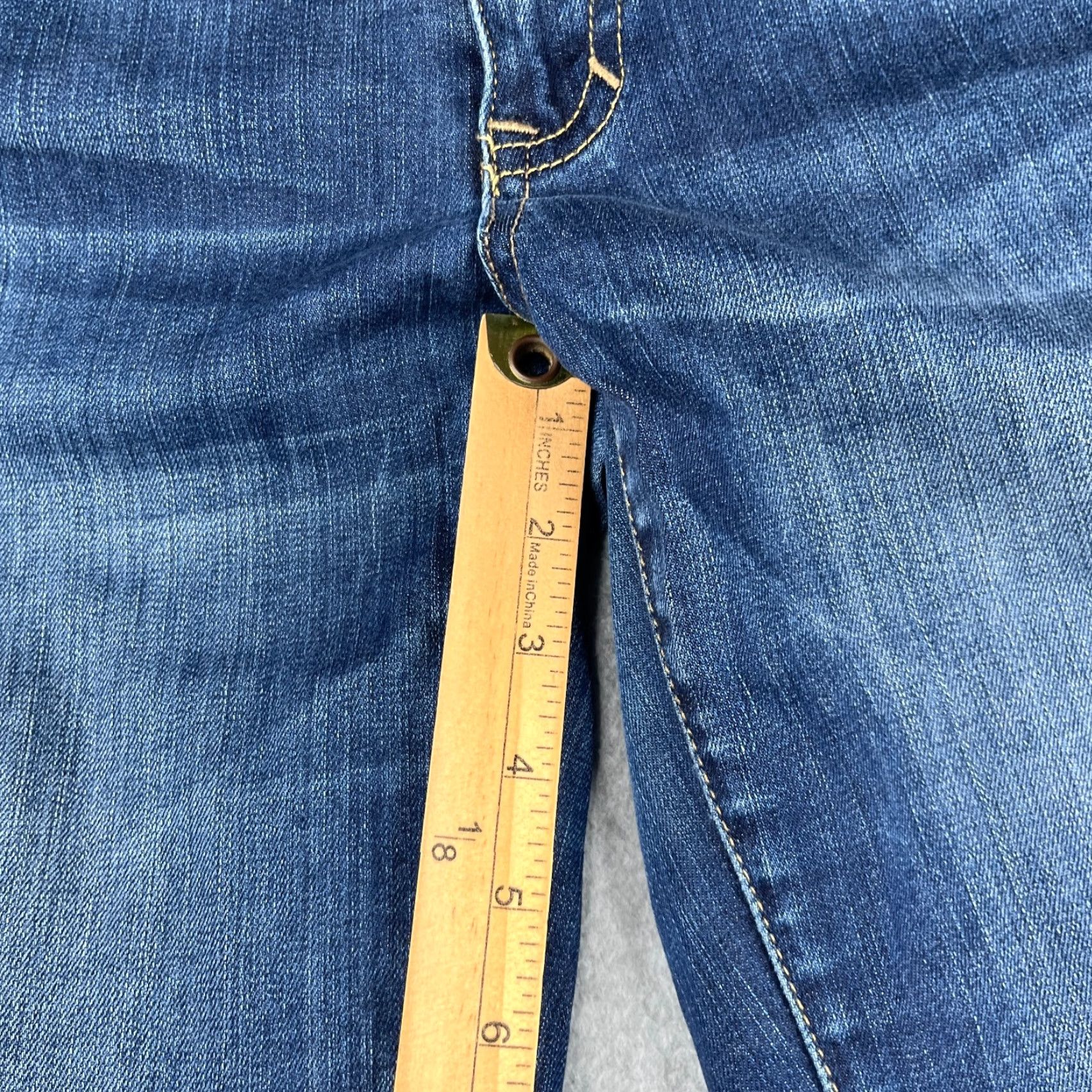 Armani Exchange Armani Exchange Jeans Leggings Pants Womens 30 Blue Denim Distressed 5-Pocket Logo Skinny Jeans Womens Size 30" / US 8 / IT 44 - 3 Thumbnail
