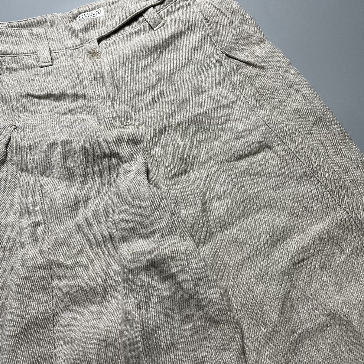 Brunello Cucinelli Brunello Cucinelli - Linen Trouser - Pants Size 25" / US 0 / IT 36 - 7 Thumbnail