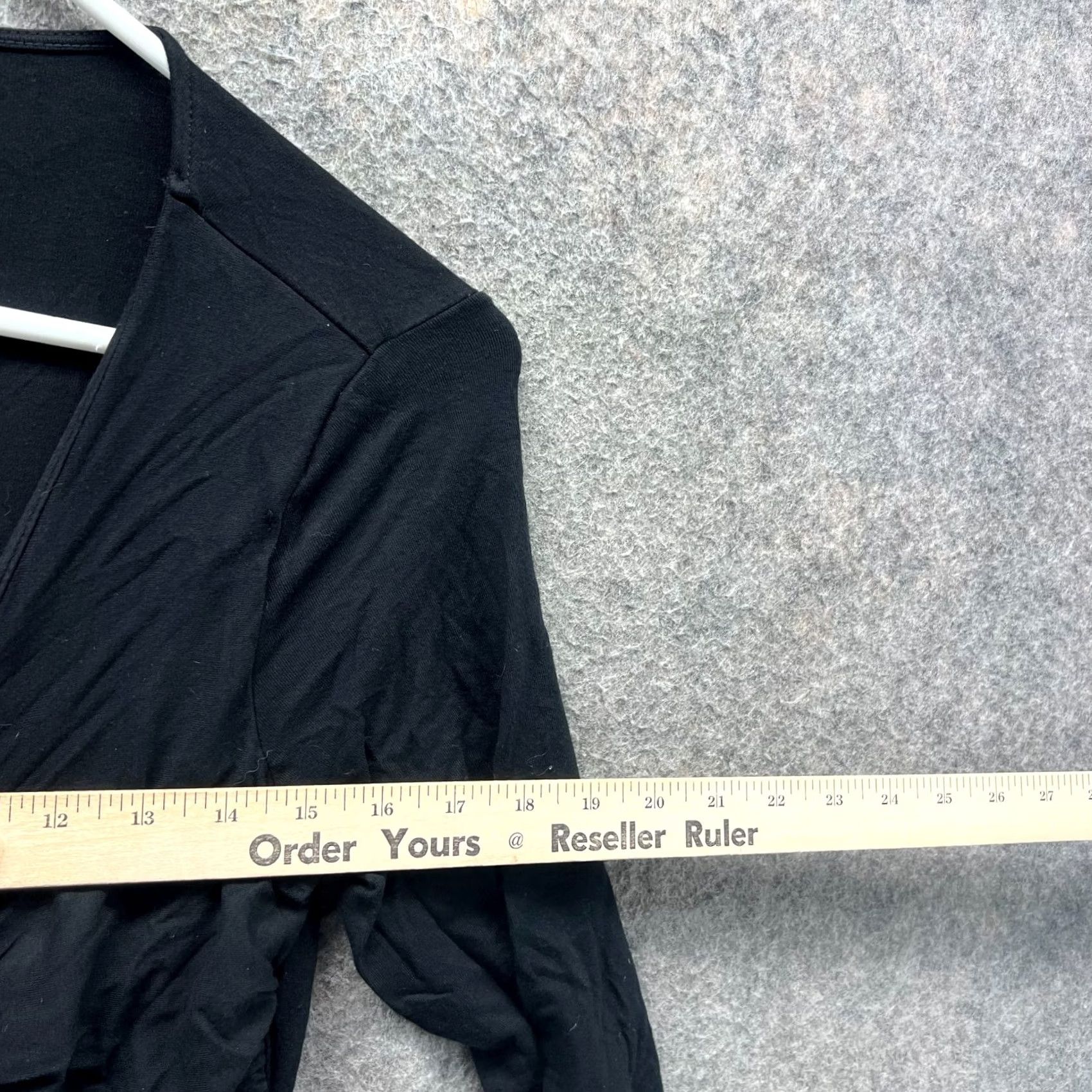 Ralph Lauren VINTAGE? No—Lauren Ralph Lauren Dress Womens Small Black Twist Front Stretch Viscose A-Line Size S / US 4 / IT 40 - 4 Thumbnail