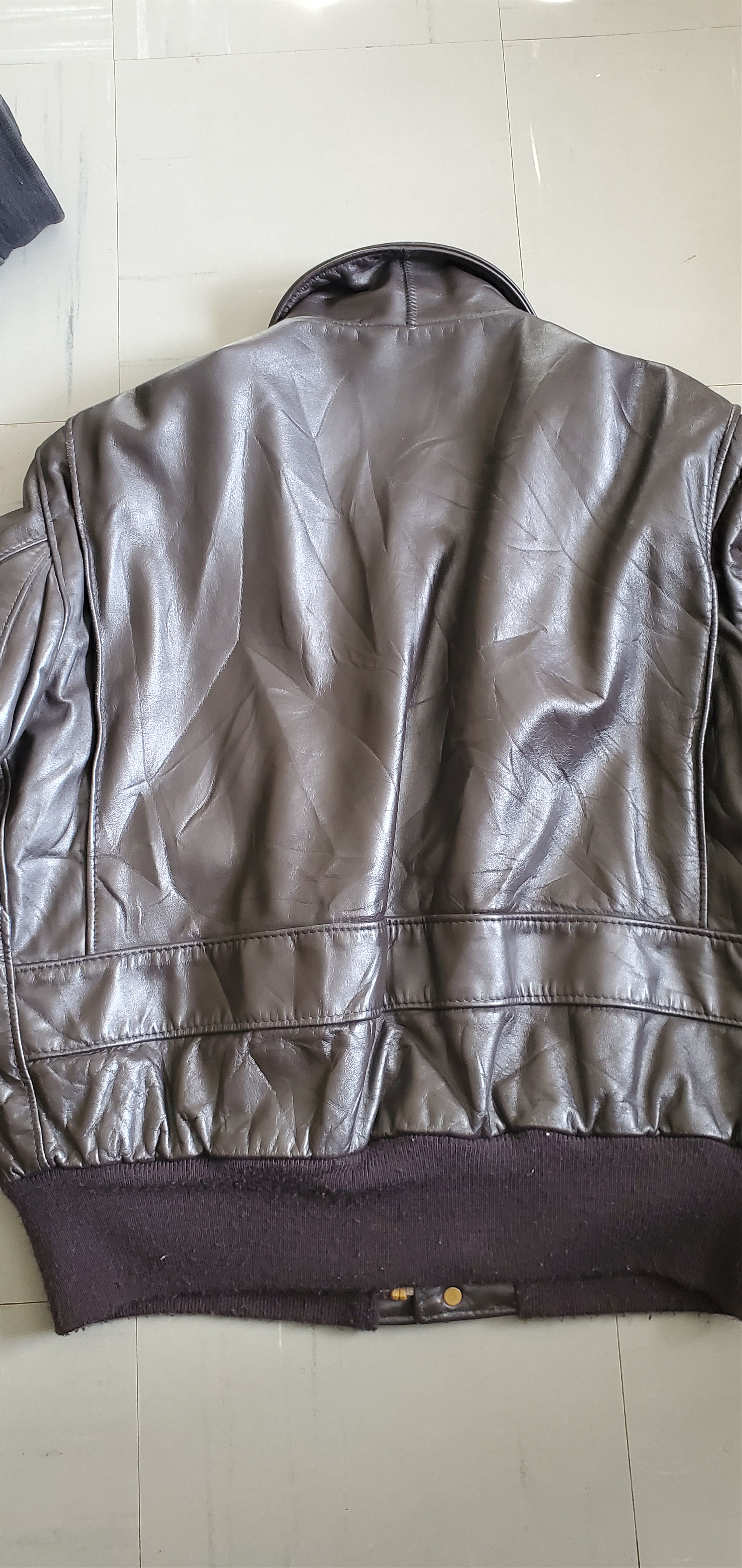 Schott Vintage SCHOTT i-s-674-m-s Flight Leather Jacket Size US S / EU 44-46 / 1 - 3 Thumbnail