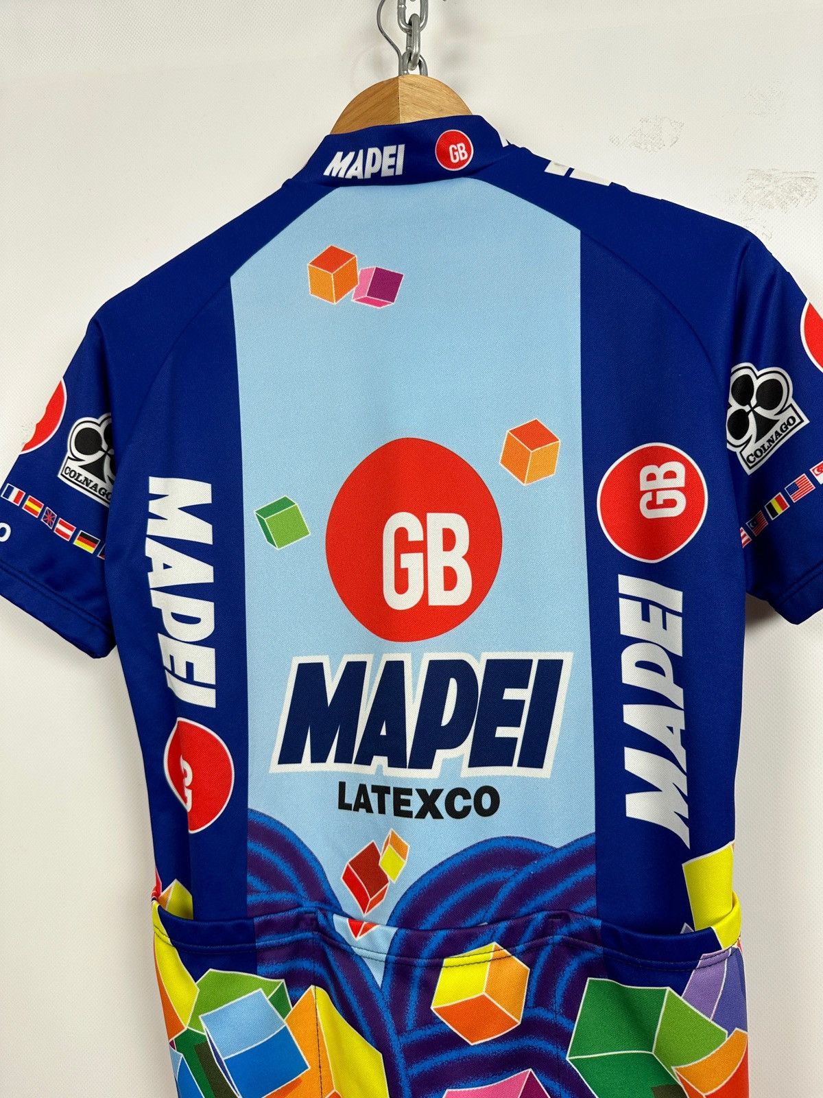 Vintage 1995 Vintage Sportful Mapei GB Cycling Jersey Size US M / EU 48-50 / 2 - 14 Thumbnail