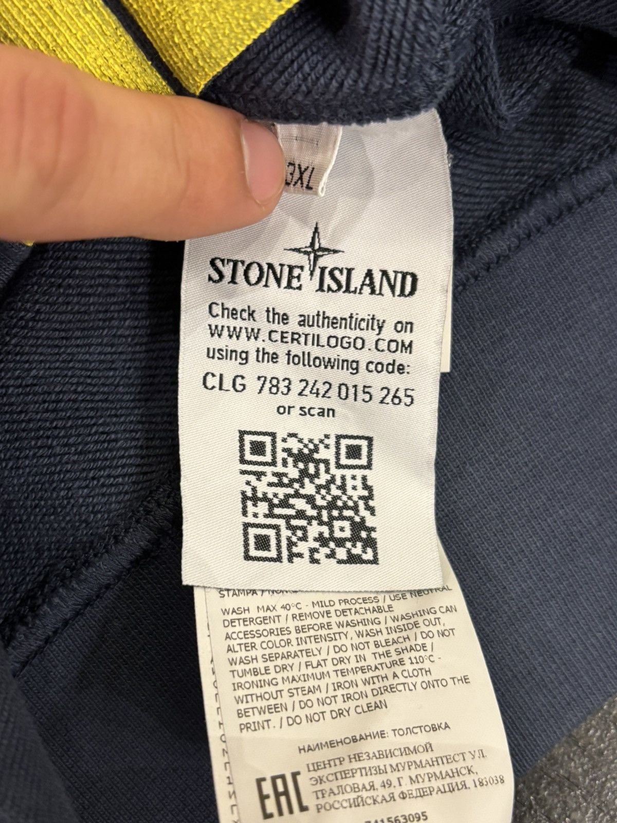 Stone Island Stone Island Abstract Print Crewneck Size US XXL / EU 58 / 5 - 4 Thumbnail