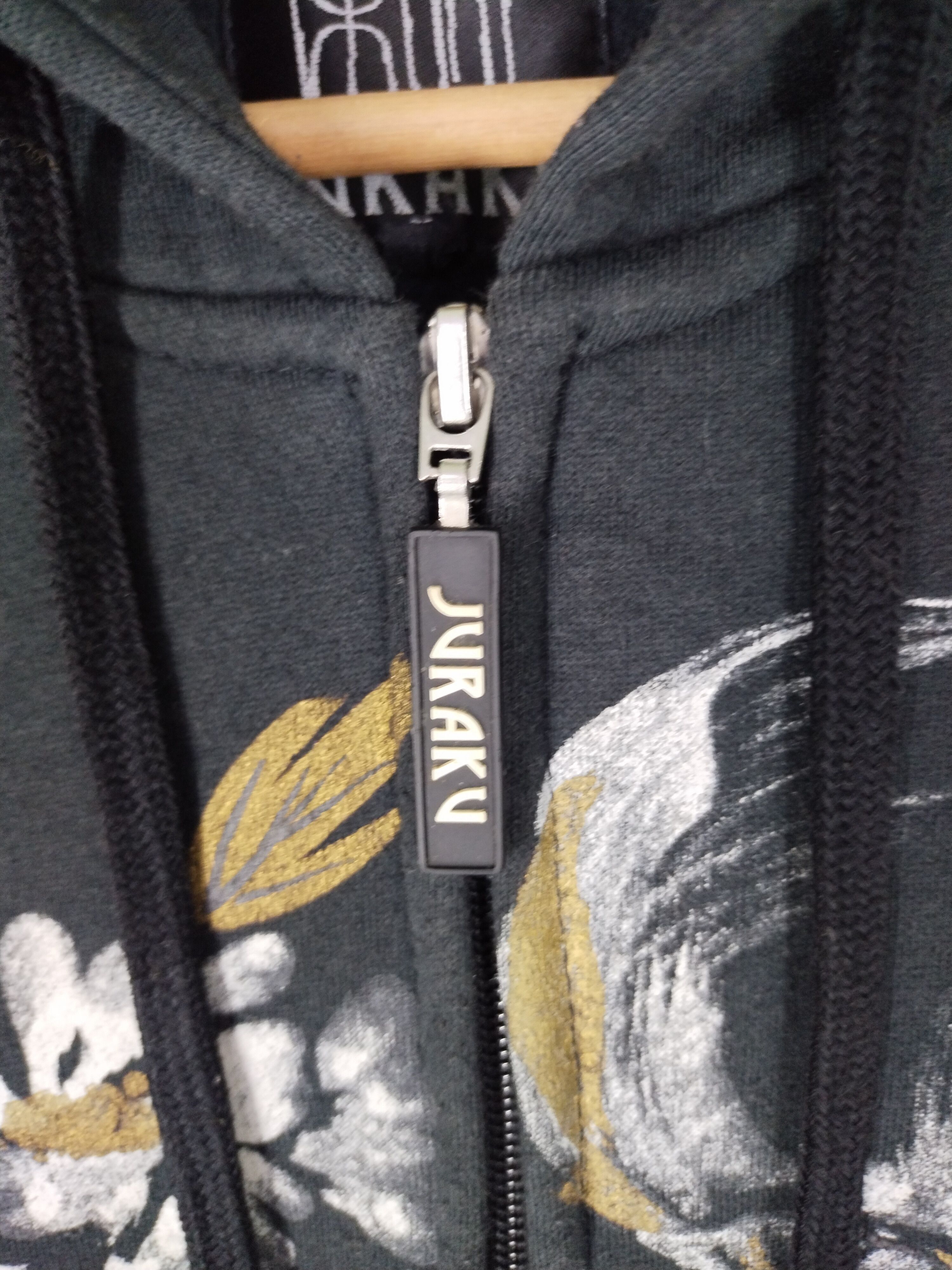 Karakuri Tamashii Vintage Skulls Sukajan Juraku Zipper Hoodie Size US L / EU 52-54 / 3 - 4 Thumbnail