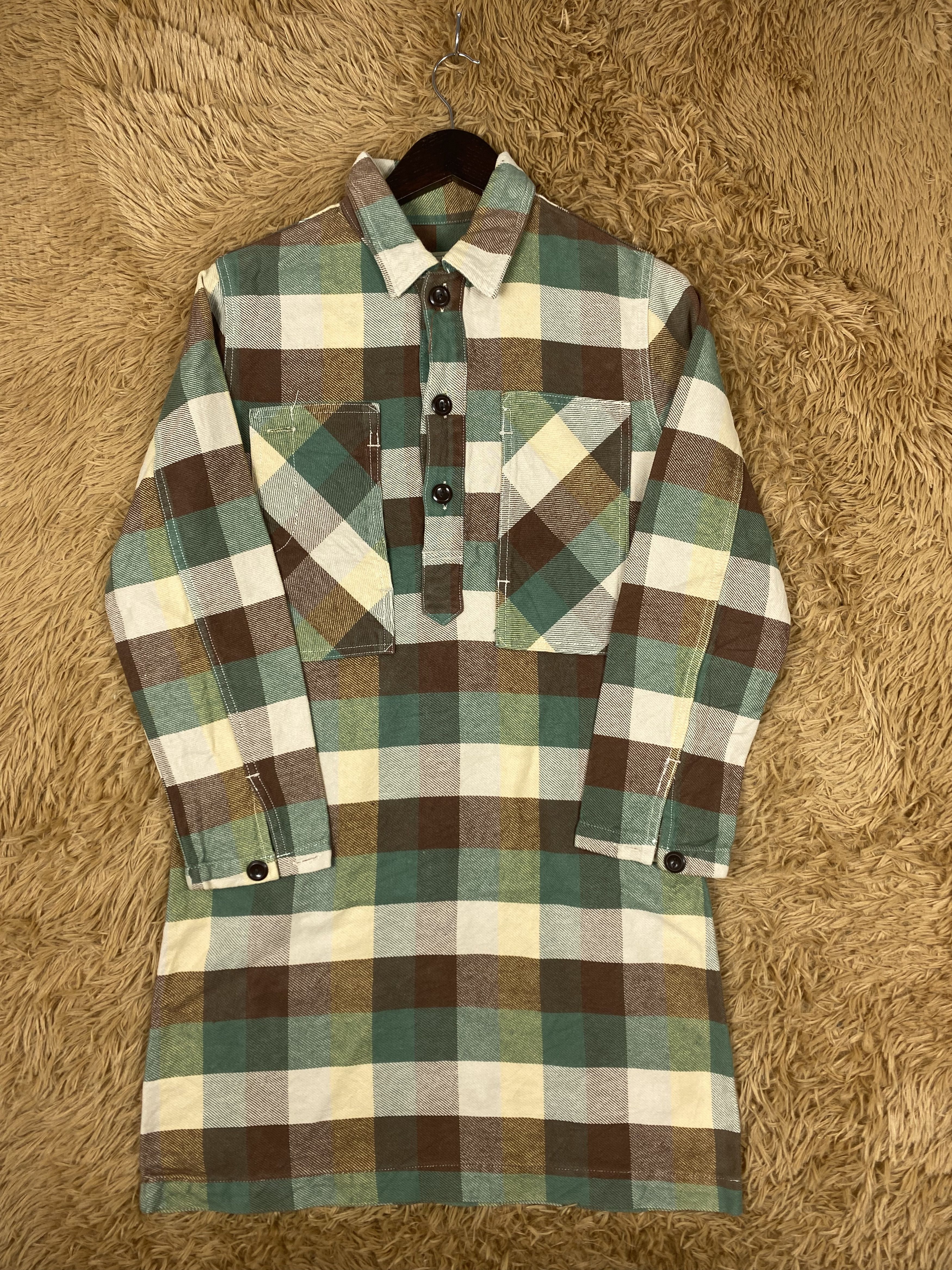 Johnbull Vintage John Bull Checked Long Jacket DJ1078 Size US M / EU 48-50 / 2 - 4 Thumbnail