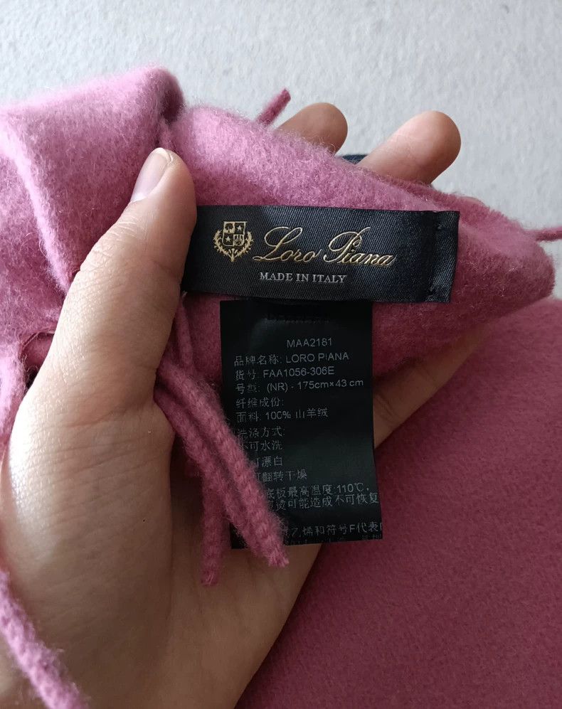 Loro Piana LORO PIANA Rotobiani cashmere scarf Size ONE SIZE - 4 Thumbnail
