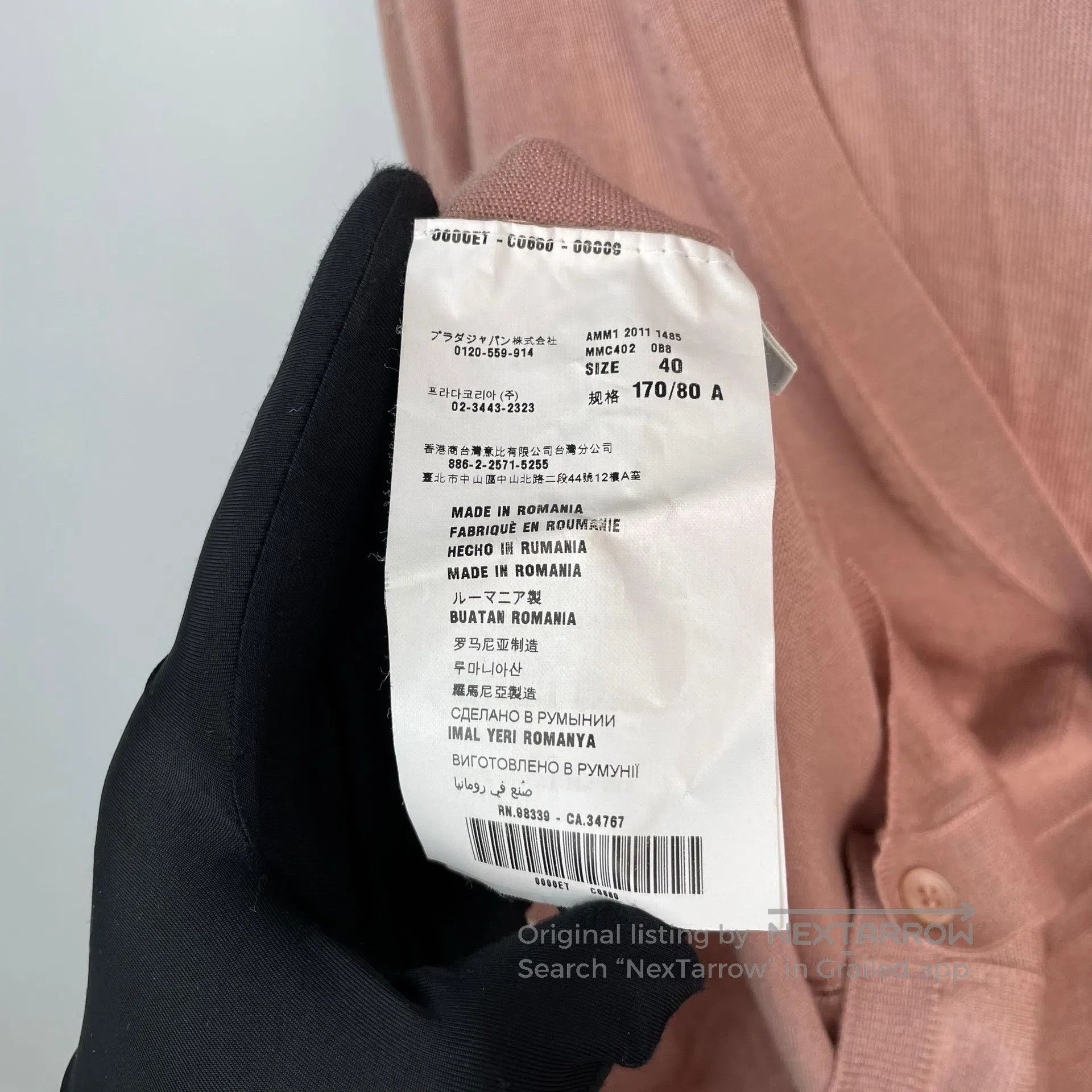Miu Miu Miu Miu Nude pink V-neck cashmere mulberry silk knitted ca Size S / US 4 / IT 40 - 5 Thumbnail