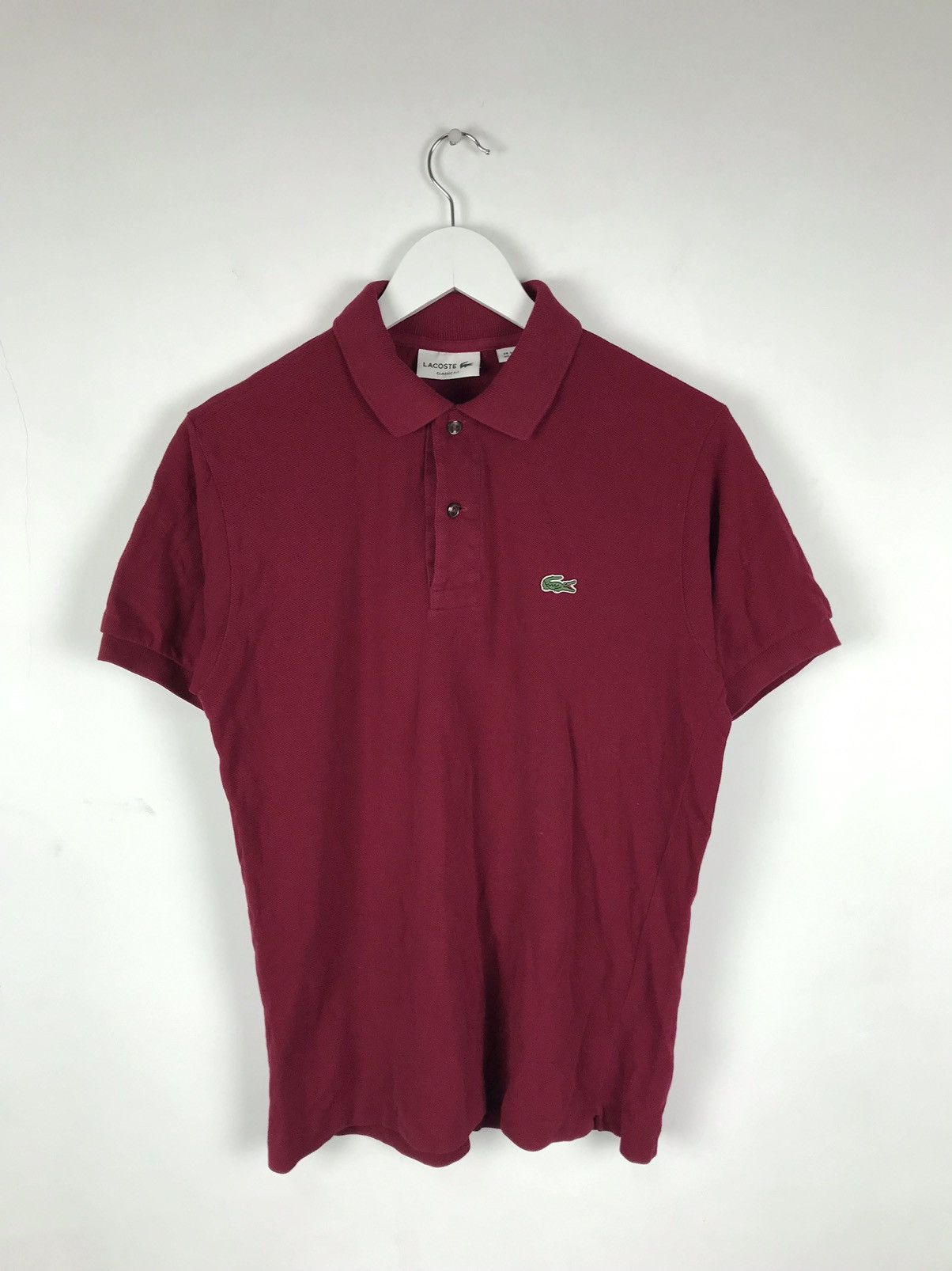 Lacoste Men’s S/3/46,Lacoste Classic Burgundy Casual Polo,Poloshirt Size US S / EU 44-46 / 1 - 1 Thumbnail