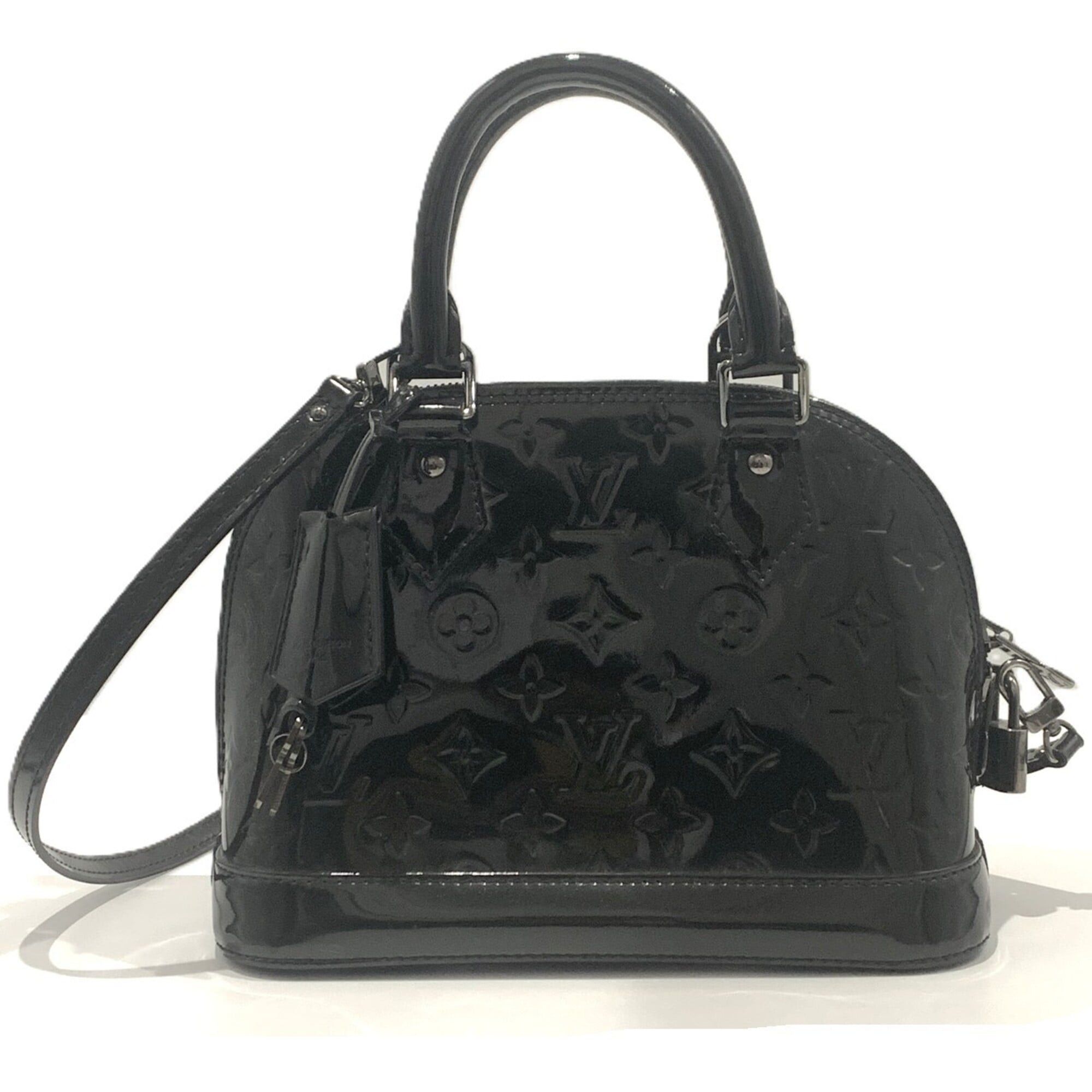 Louis Vuitton Louis Vuitton Vernis Alma BB Shoulder Bag, Black LOUIS VUITTON Size ONE SIZE - 1 Thumbnail