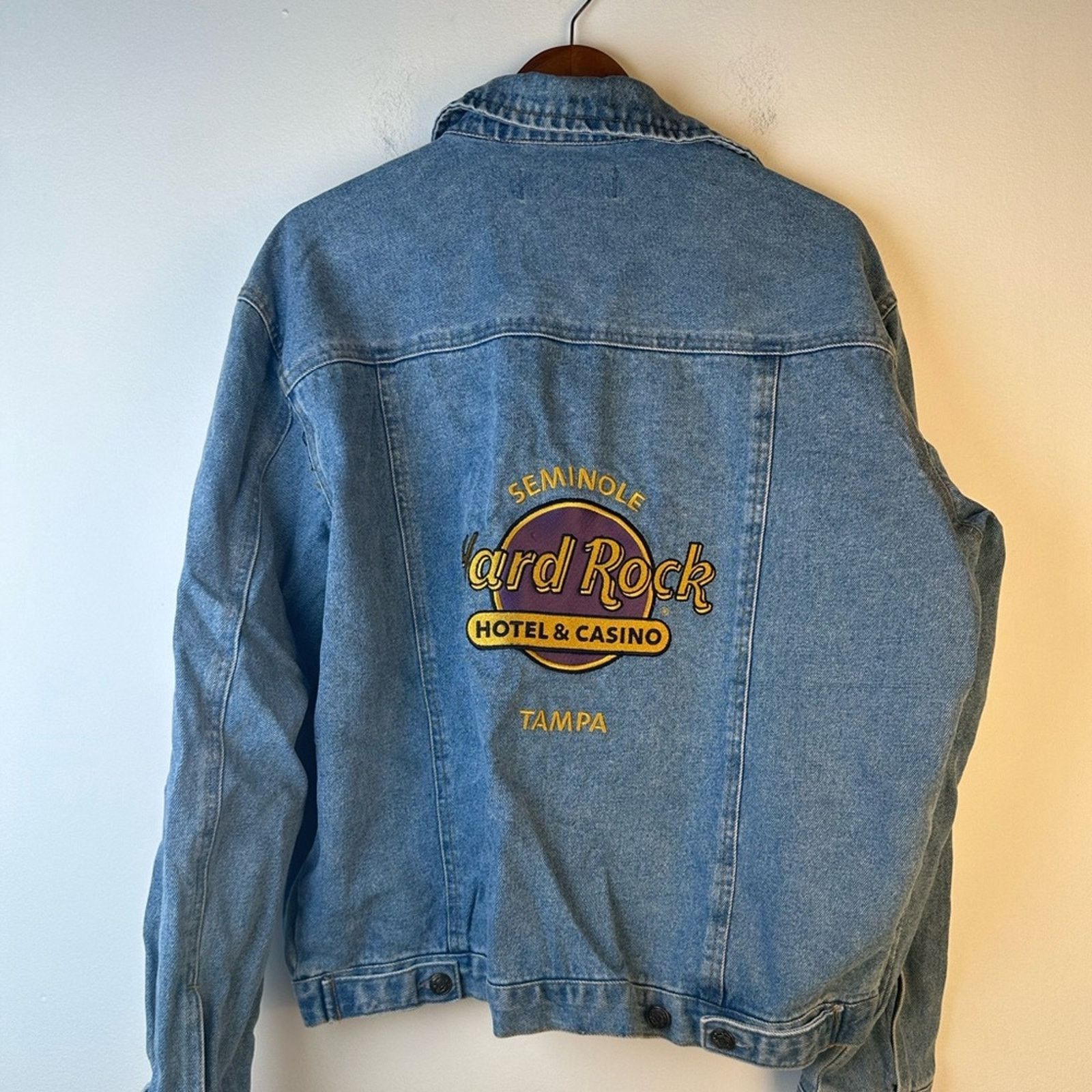 Hard Rock Cafe Hard Rock Motel & Casino Jean Jacket Size US L / EU 52-54 / 3 - 1 Thumbnail