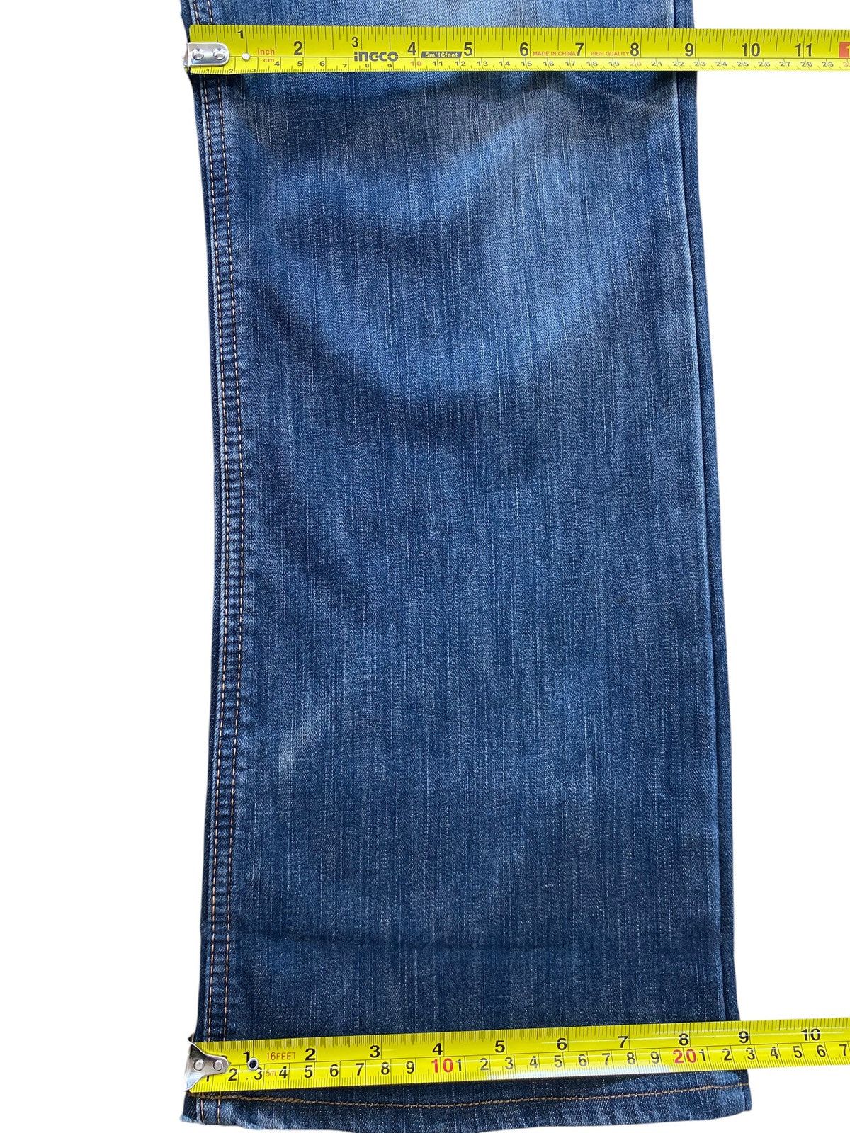Edwin Edwin Faded Wash Whiskered Straight Leg Jeans Style Size US 36 / EU 52 - 9 Thumbnail