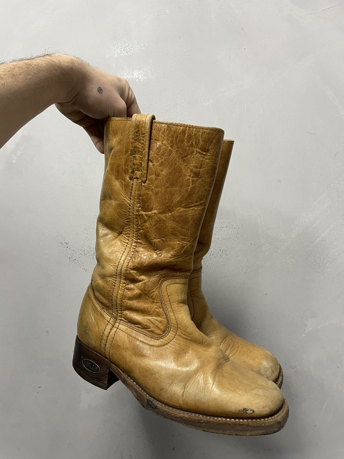 Sancho Boots Authentic western boots harley davidson style archive 90s Size US 9 / IT 39 - 1 Thumbnail