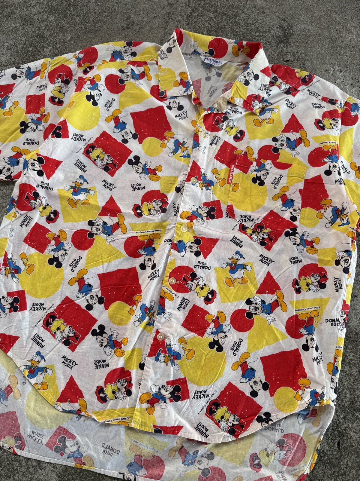 Mickey Mouse Rare!Vintage Mickey Mouse Poppins Full Print Size US XXL / EU 58 / 5 - 4 Thumbnail