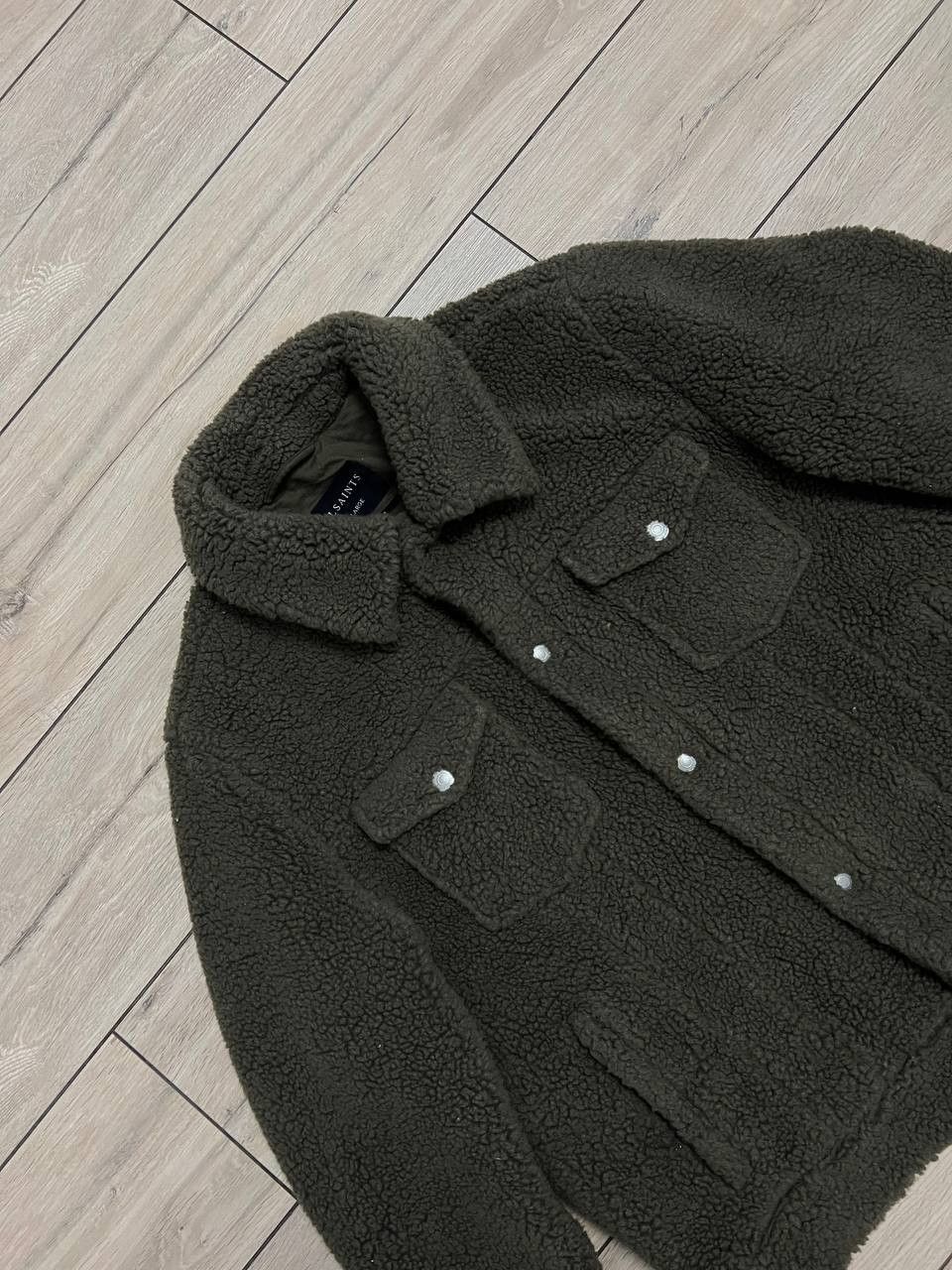 Allsaints Allsaints Bevin Sherpa Trucker Jacket Khaki Shirt 2XL Teddy Size US XXL / EU 58 / 5 - 9 Thumbnail