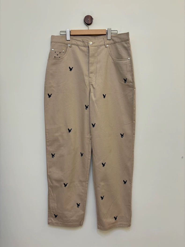 Pop Trading Company Pop Trading Company Embroidered Pants Size US 34 / EU 50 - 1 Thumbnail