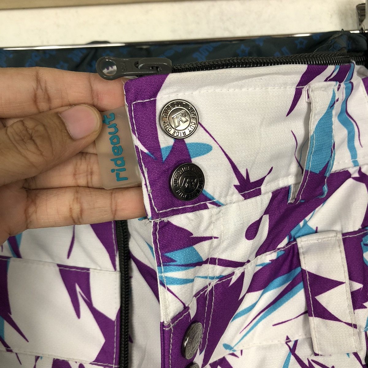 Japanese Brand 🔥Rare Design Vtg Ski Pants Outdoor Rideout Japan Made Size US 28 / EU 44 - 12 Thumbnail