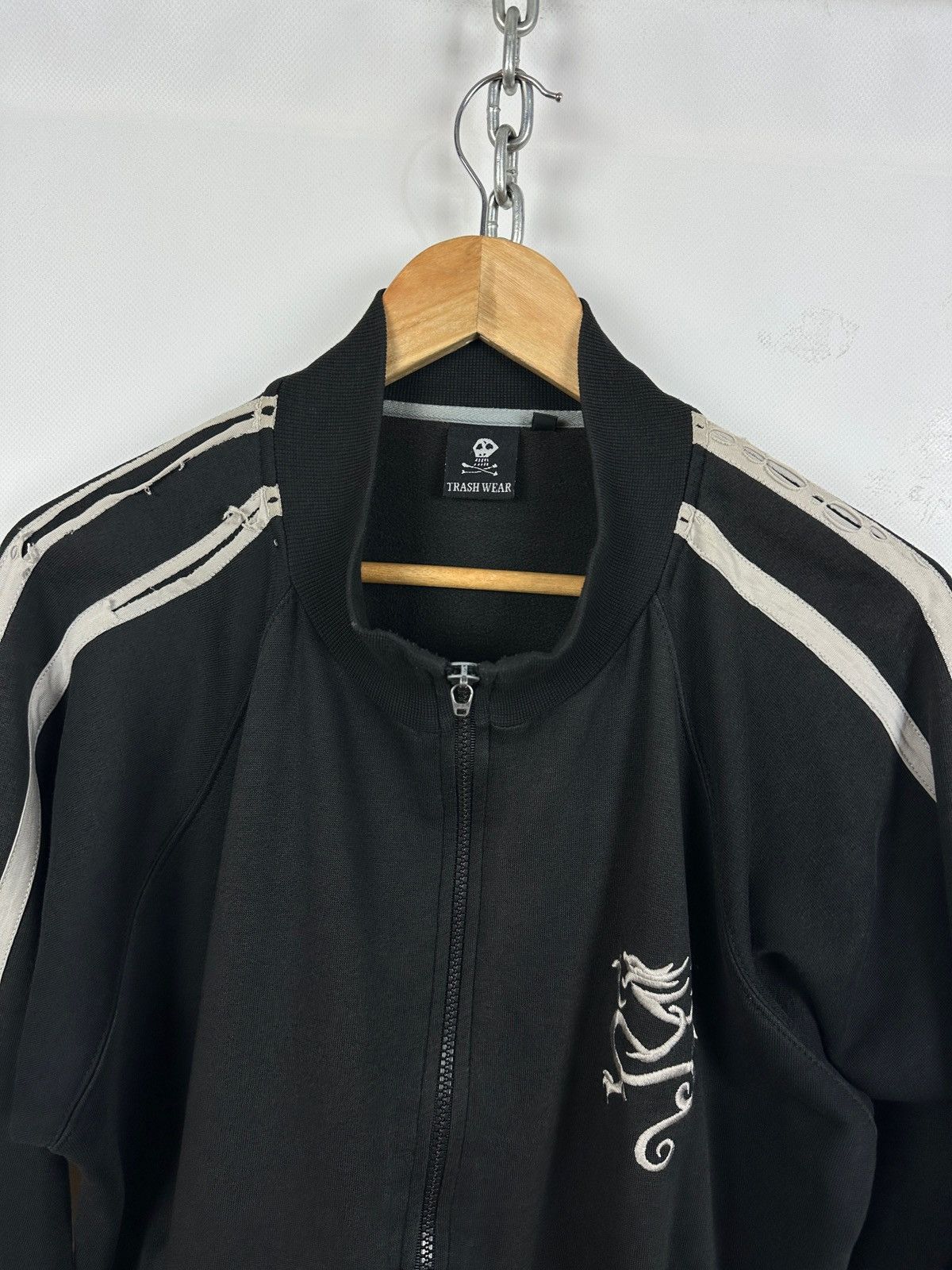 Band Tees Vintage Sick of It All Hardcore Faded Black Zip Track Jacket Size US L / EU 52-54 / 3 - 14 Thumbnail