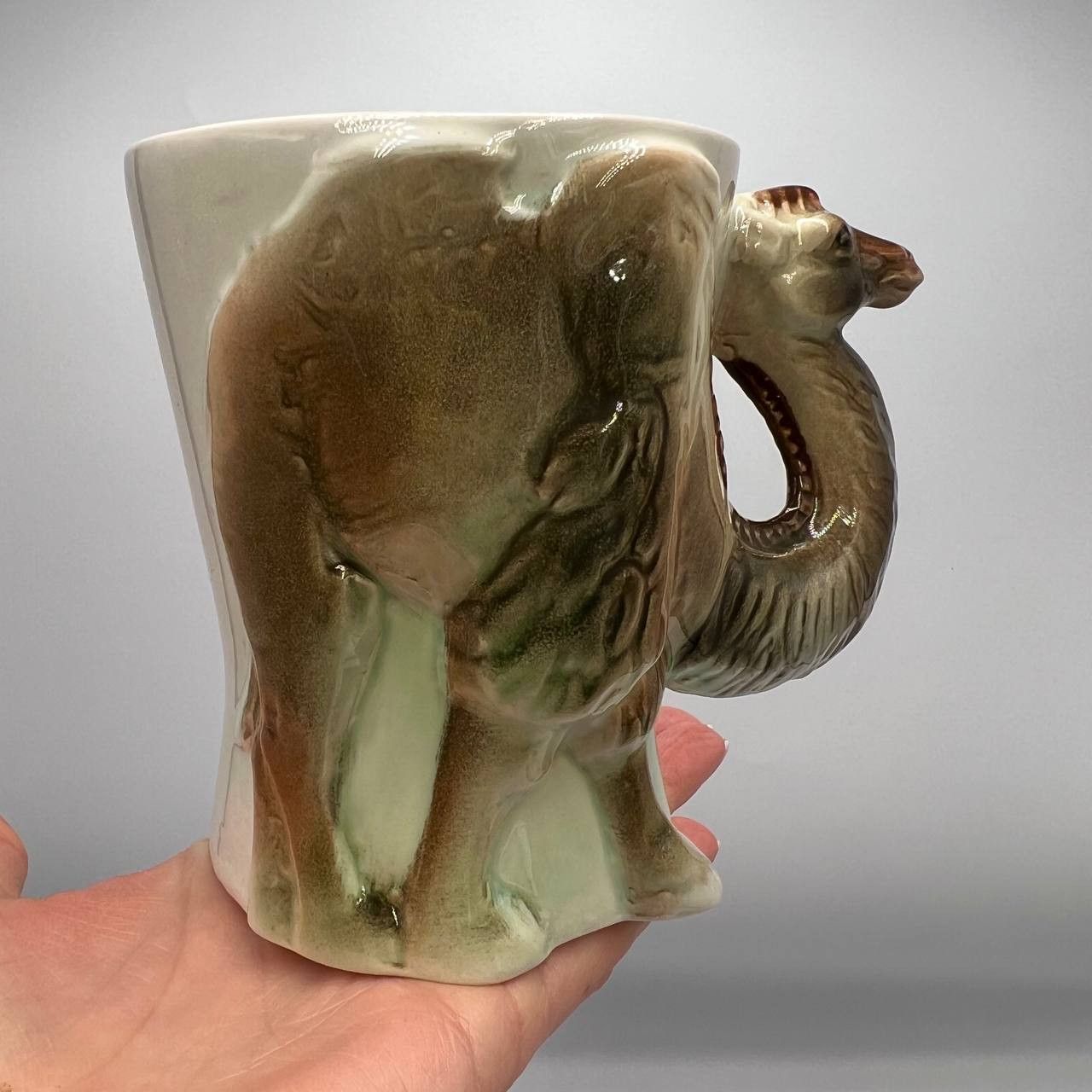 Vintage Vintage German Porcelain Mug Camel Design Signed ceramic Size ONE SIZE - 7 Thumbnail