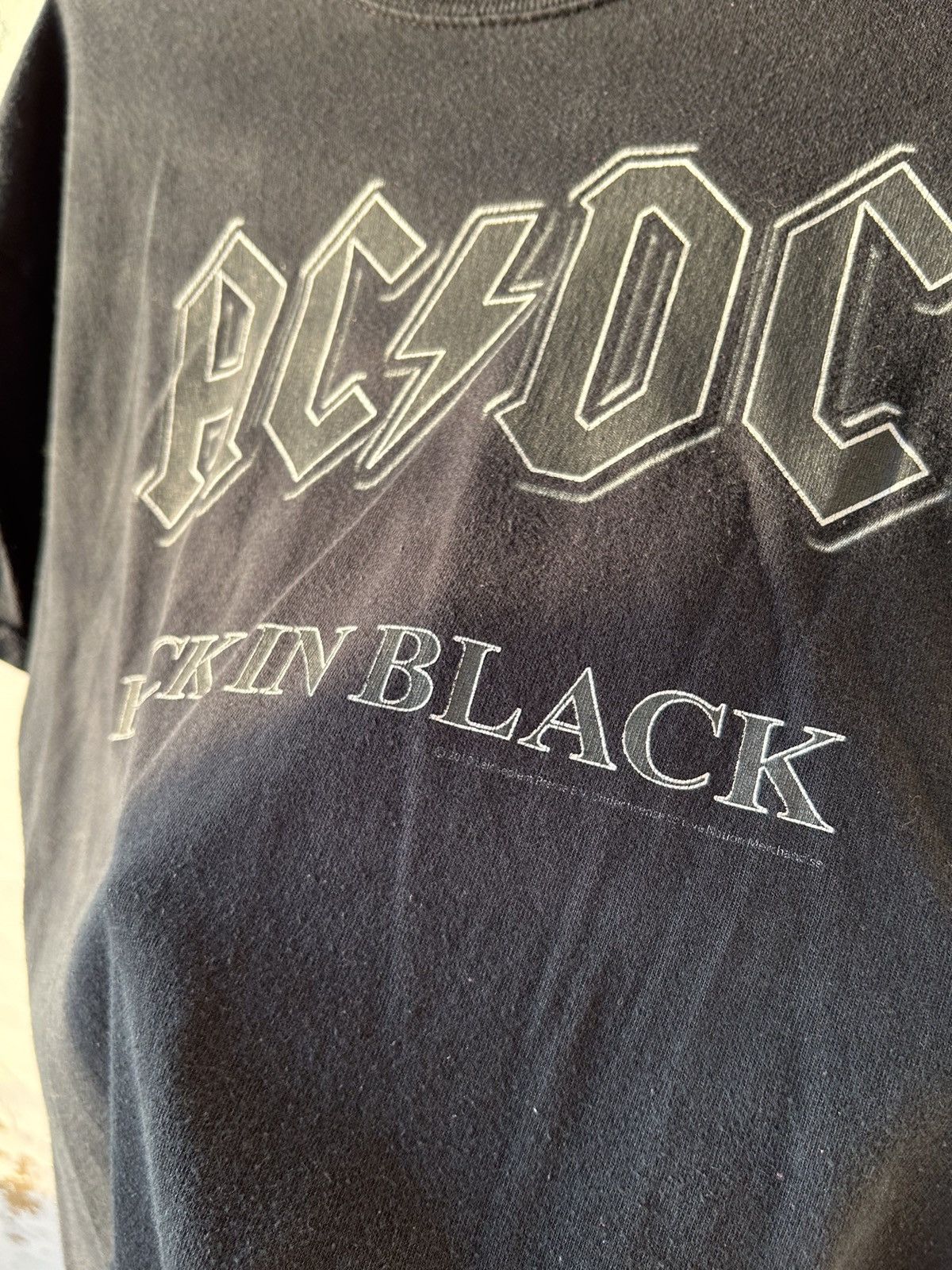 AC/DC × Vintage AC/DC VINTAGE ROCK COTTON T-SHIRT Size US M / EU 48-50 / 2 - 5 Thumbnail