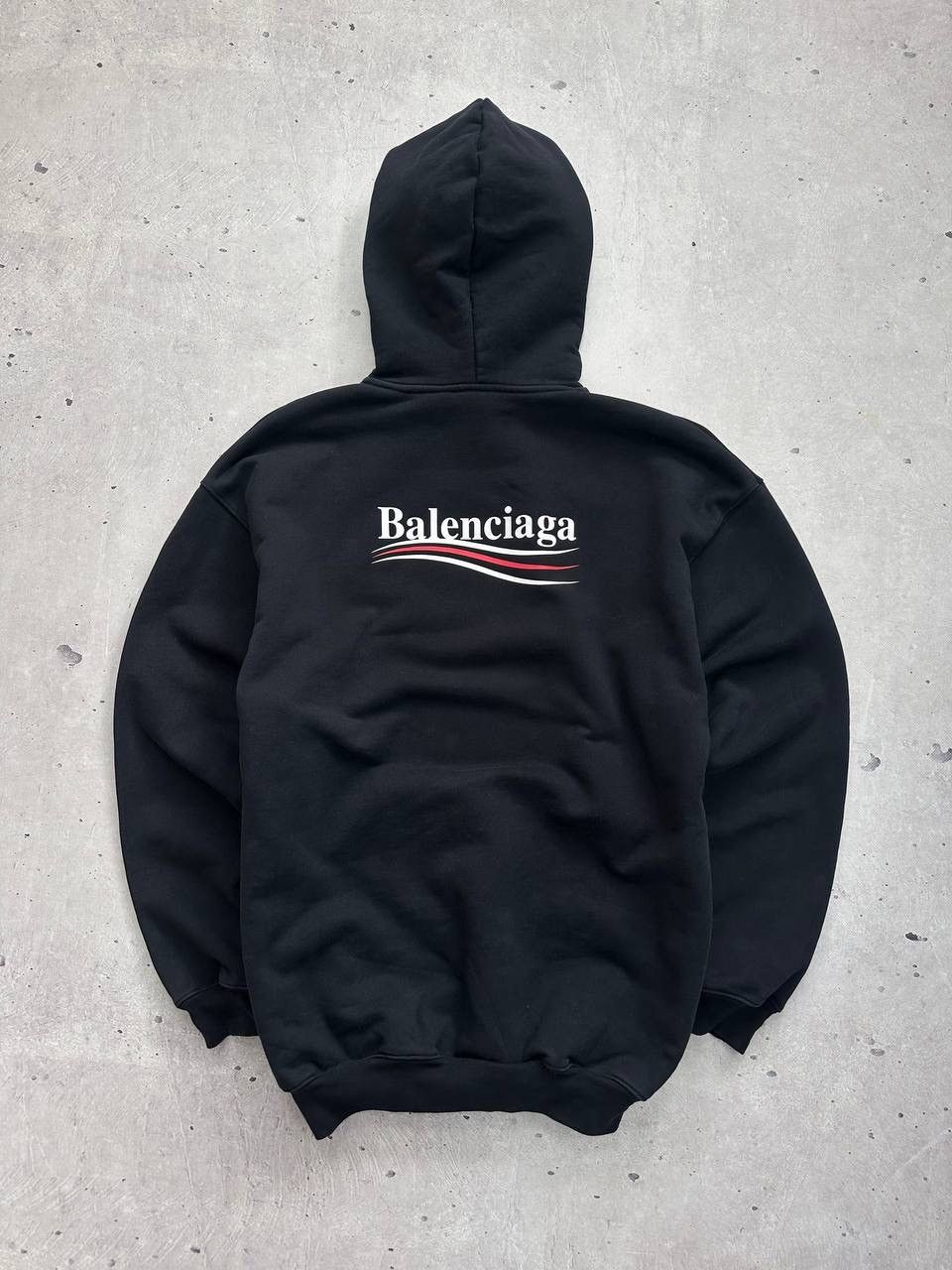 Balenciaga Balenciaga Political Campaign Logo Hoodie Black Oversized S Size US S / EU 44-46 / 1 - 1 Thumbnail