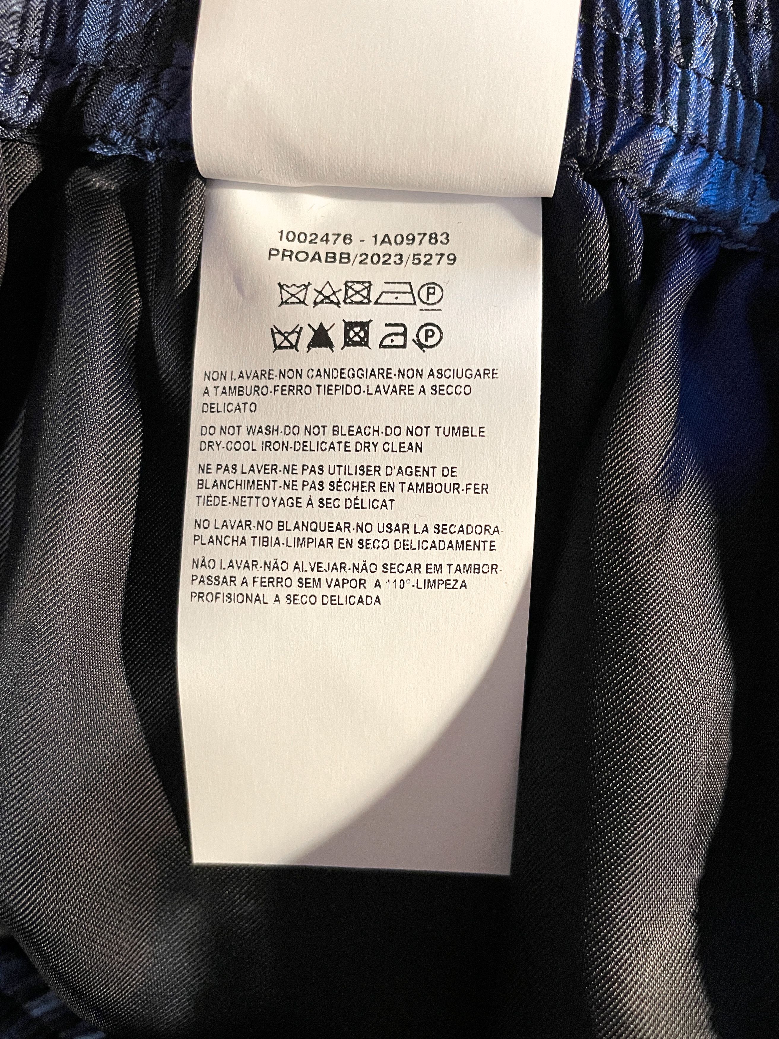 Versace VERSACE Navy Barocco Shorts Size US 32 / EU 48 - 6 Thumbnail