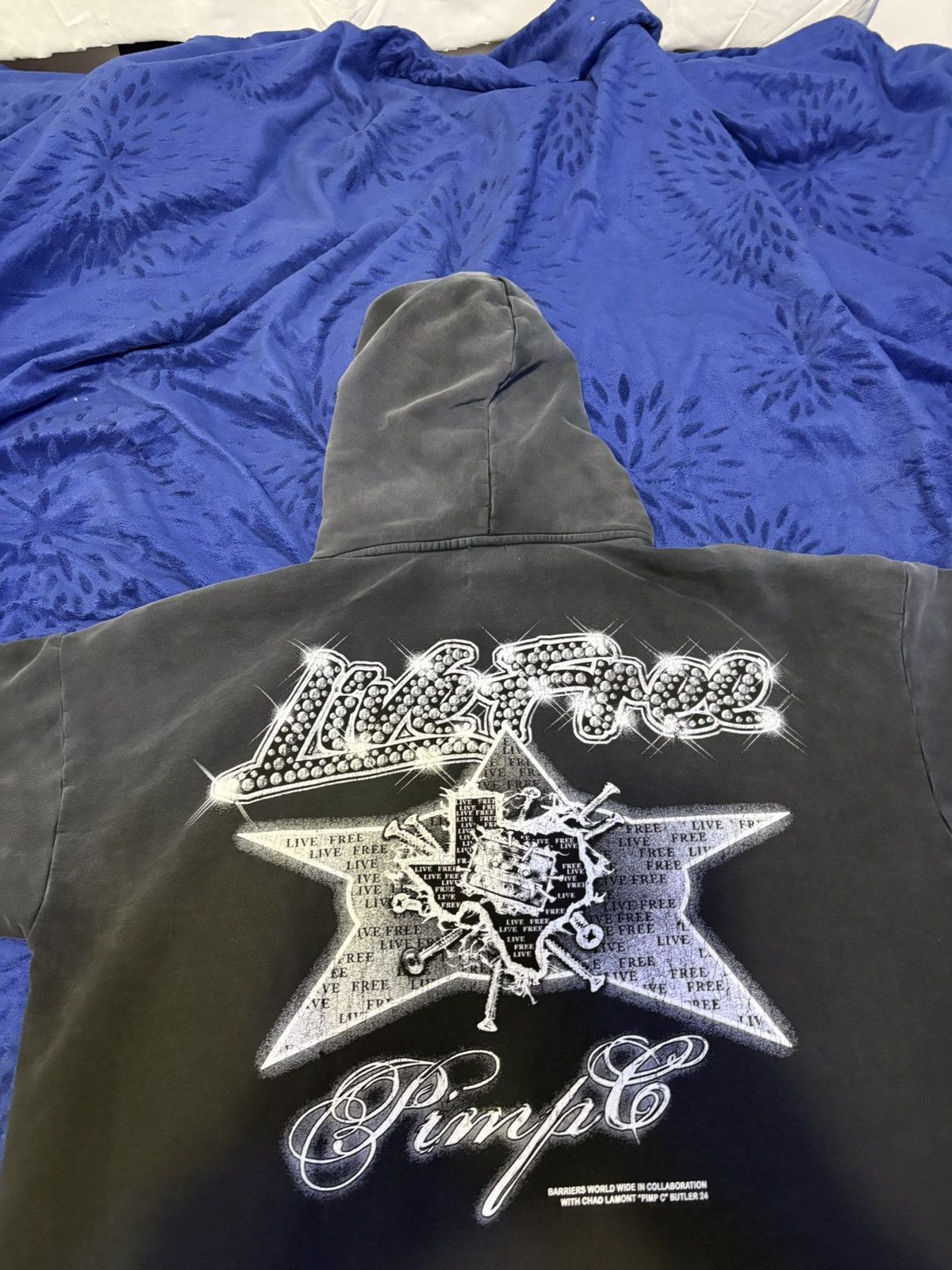 Barriers BARRIERS PIMP C HOODIE (XL) Size US XL / EU 56 / 4 - 2 Thumbnail